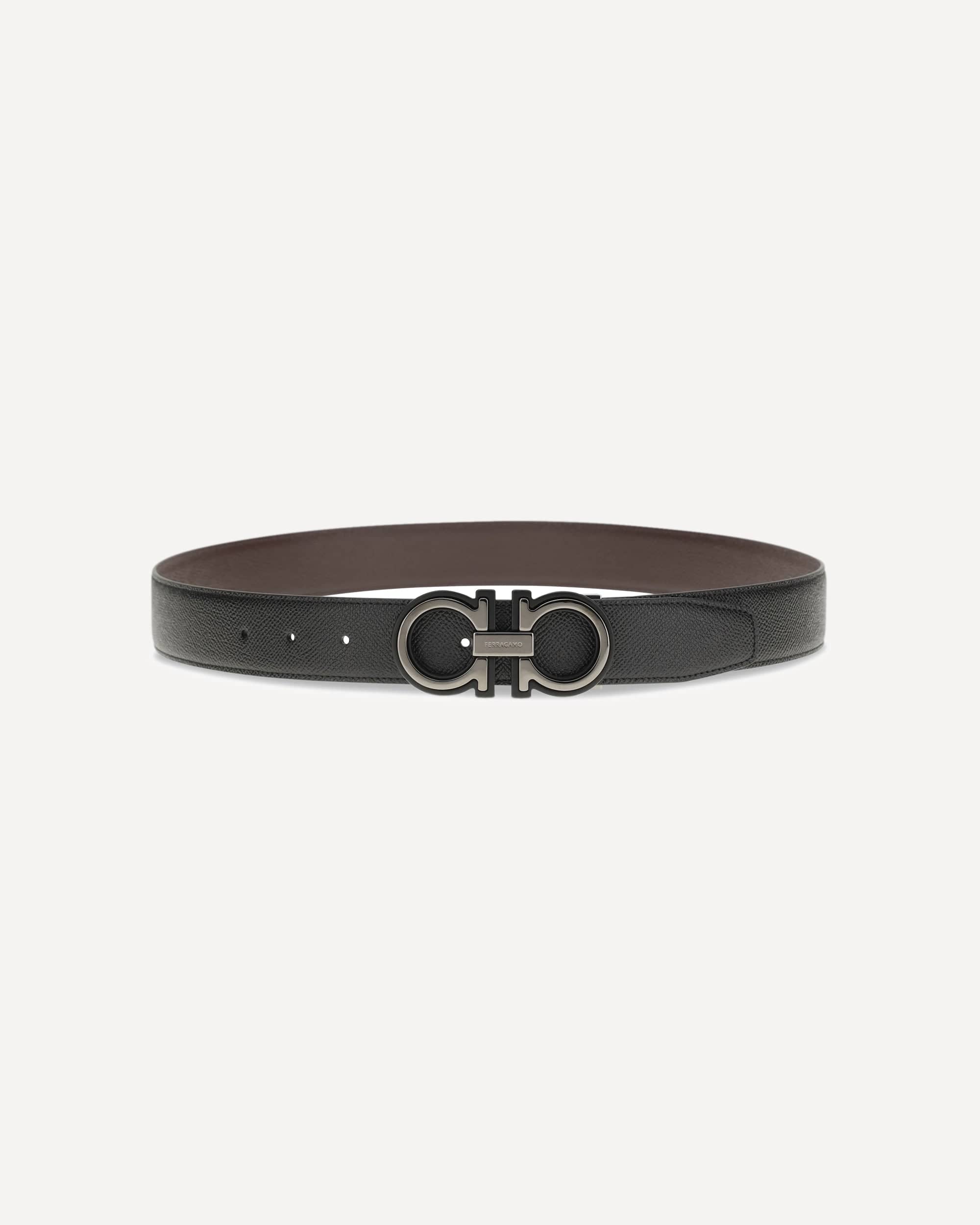 Ferragamo Reversible Gancini Belt With Adjustable Buckle - alternate view