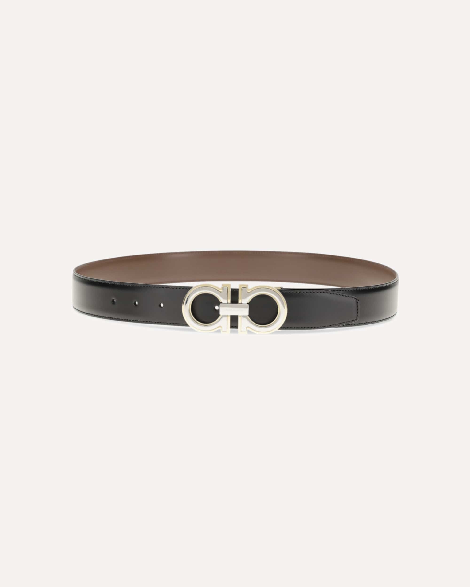 Ferragamo Reversible Gancini Belt With Adjustable Length - alternate view