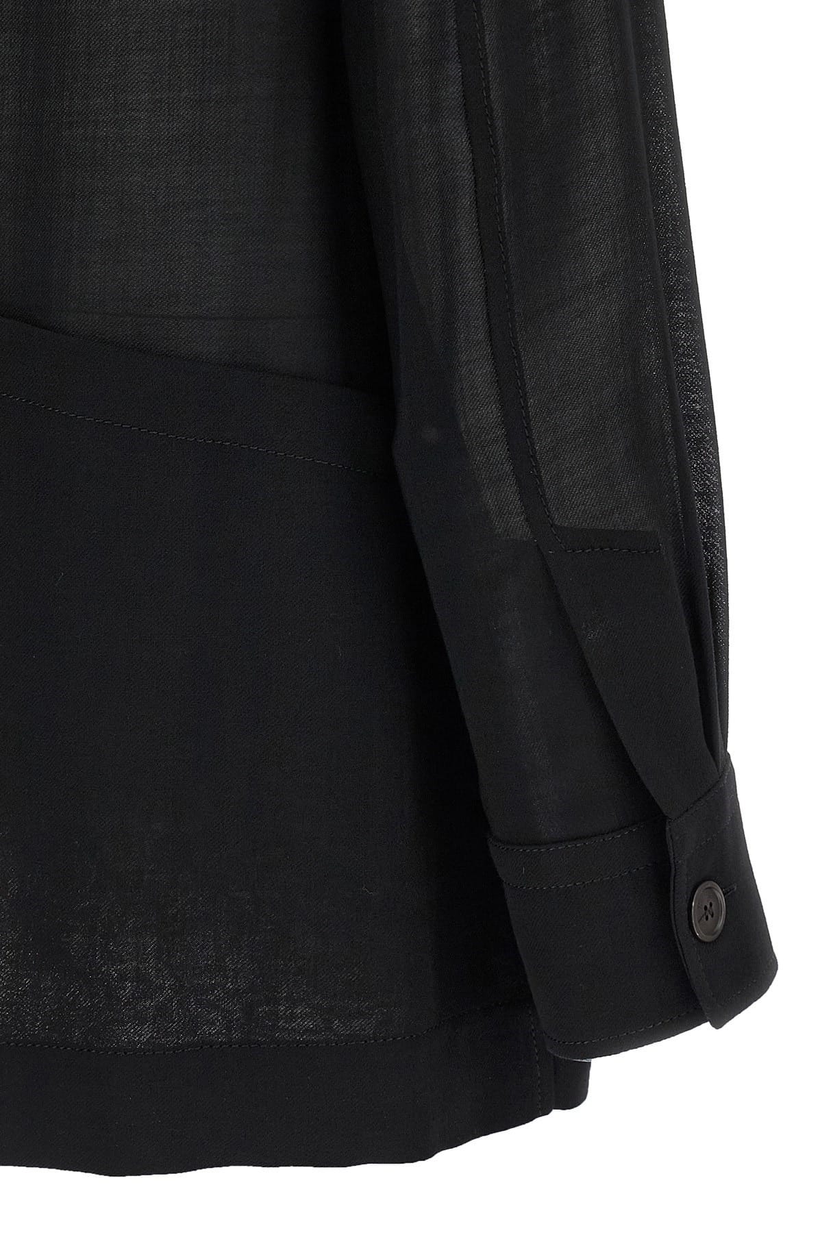 Ferragamo Ferragamo Semi-Sheer Wool Jacket
