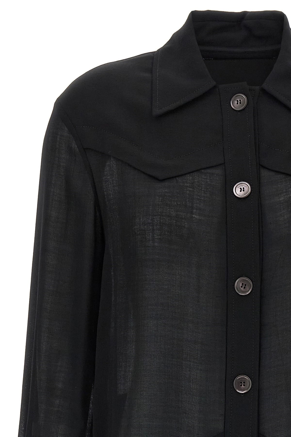 Ferragamo Ferragamo Semi-Sheer Wool Jacket