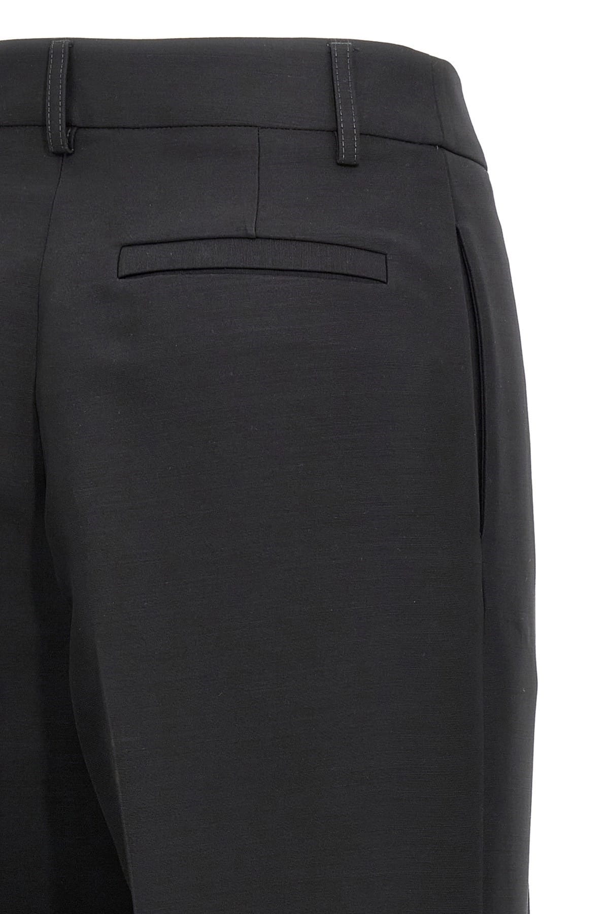 Ferragamo Ferragamo Stretched Pleated Trousers