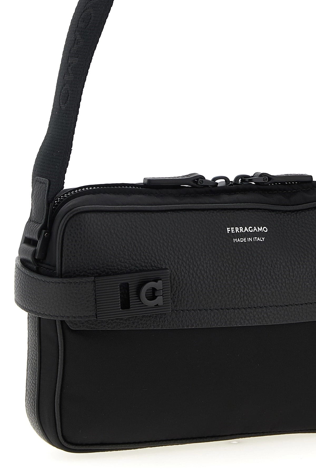 Ferragamo Ferragamo Twins Nylon Crossbody Bag