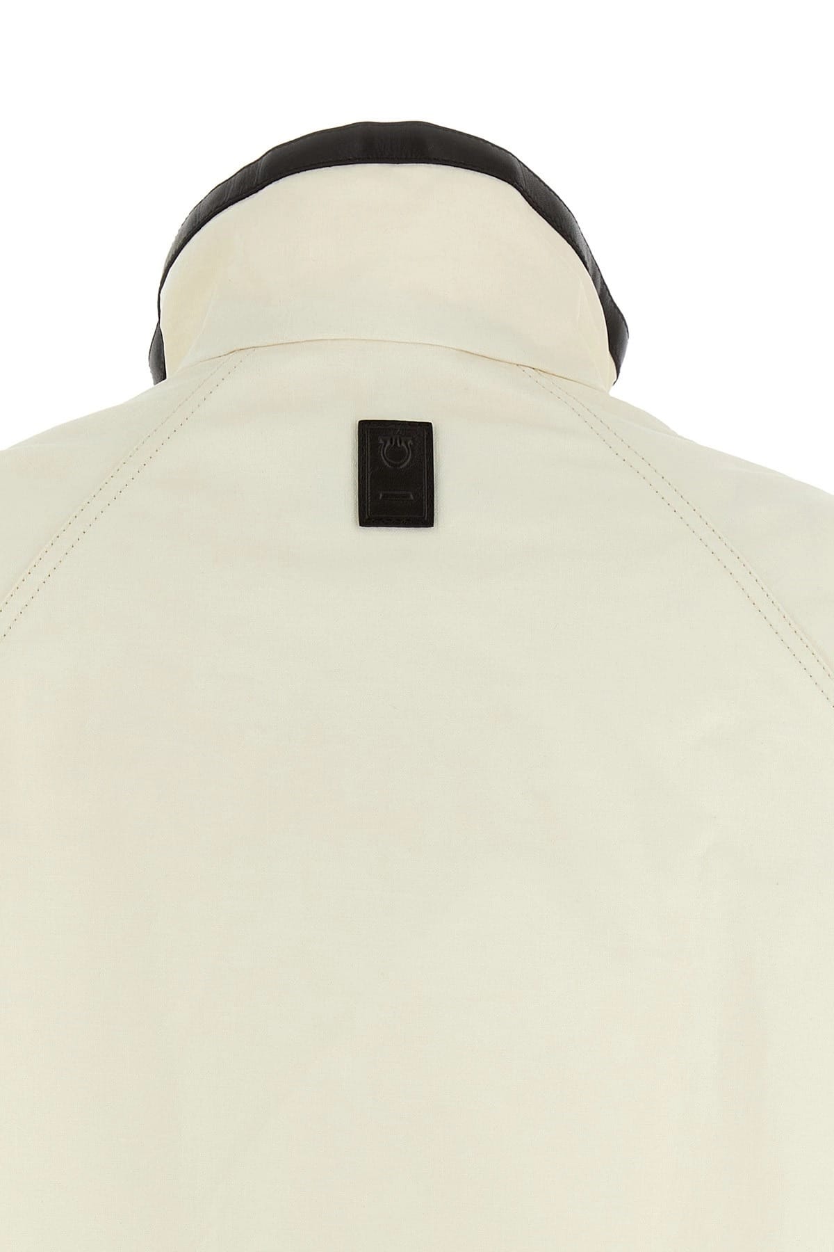 Ferragamo Ferragamo White Tech Linen Jacket