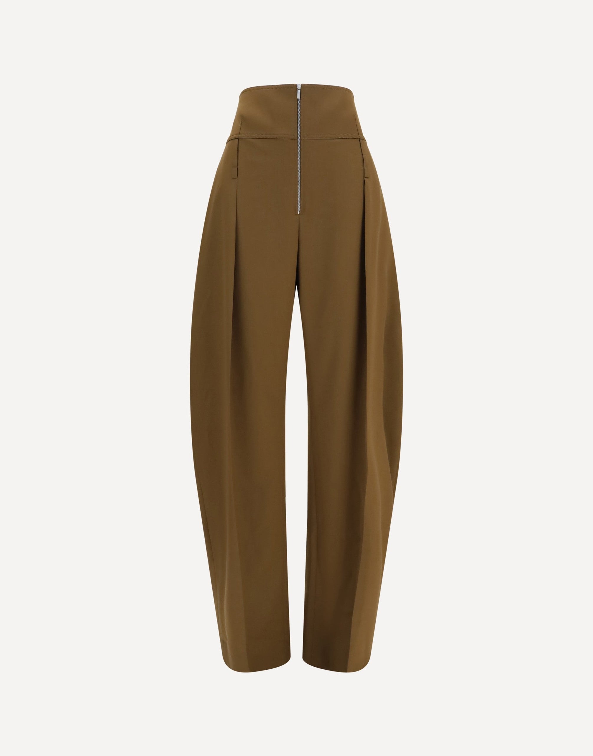 Ferragamo Wide Balloon-Fit Zip Pants