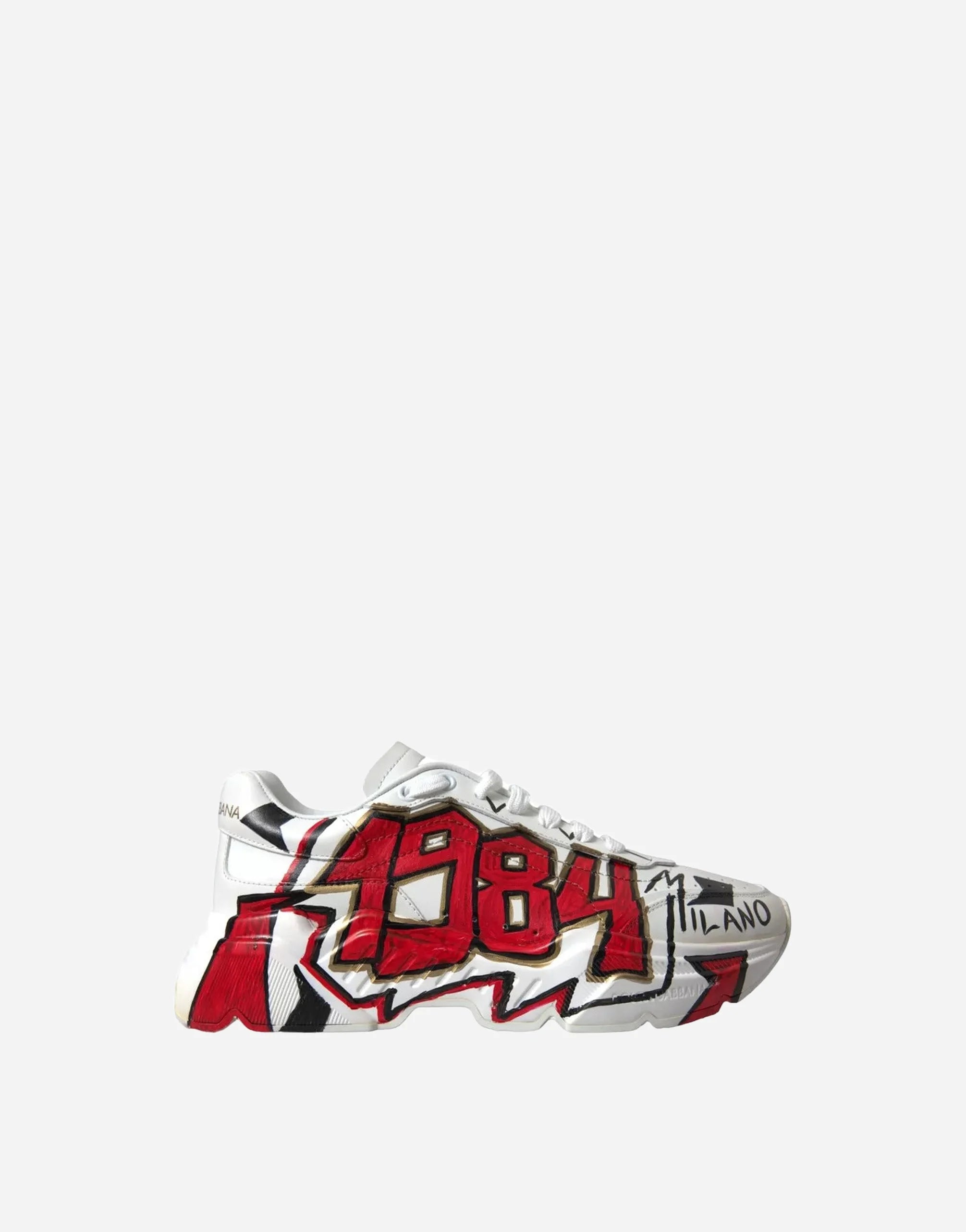 1984 Graffiti Print Sneakers