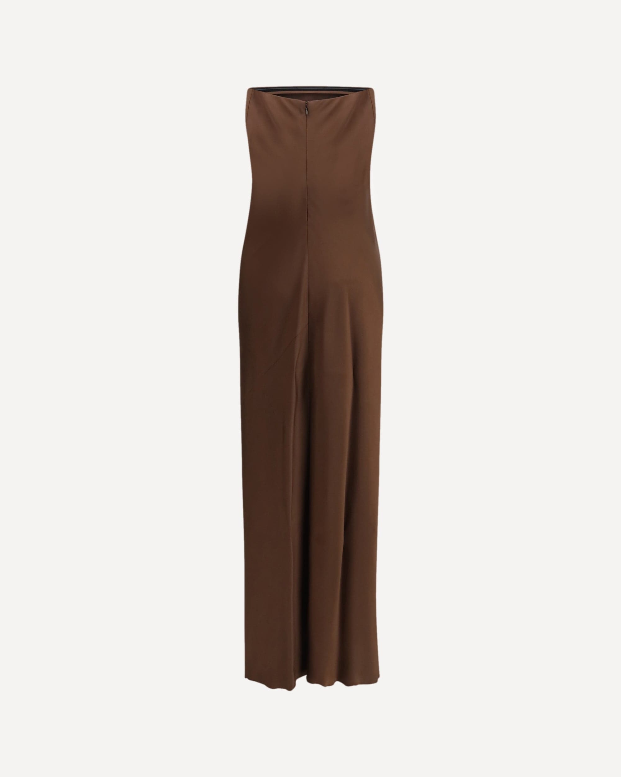 Forte_Forte Envers Satin Column Maxi Dress - alternate view