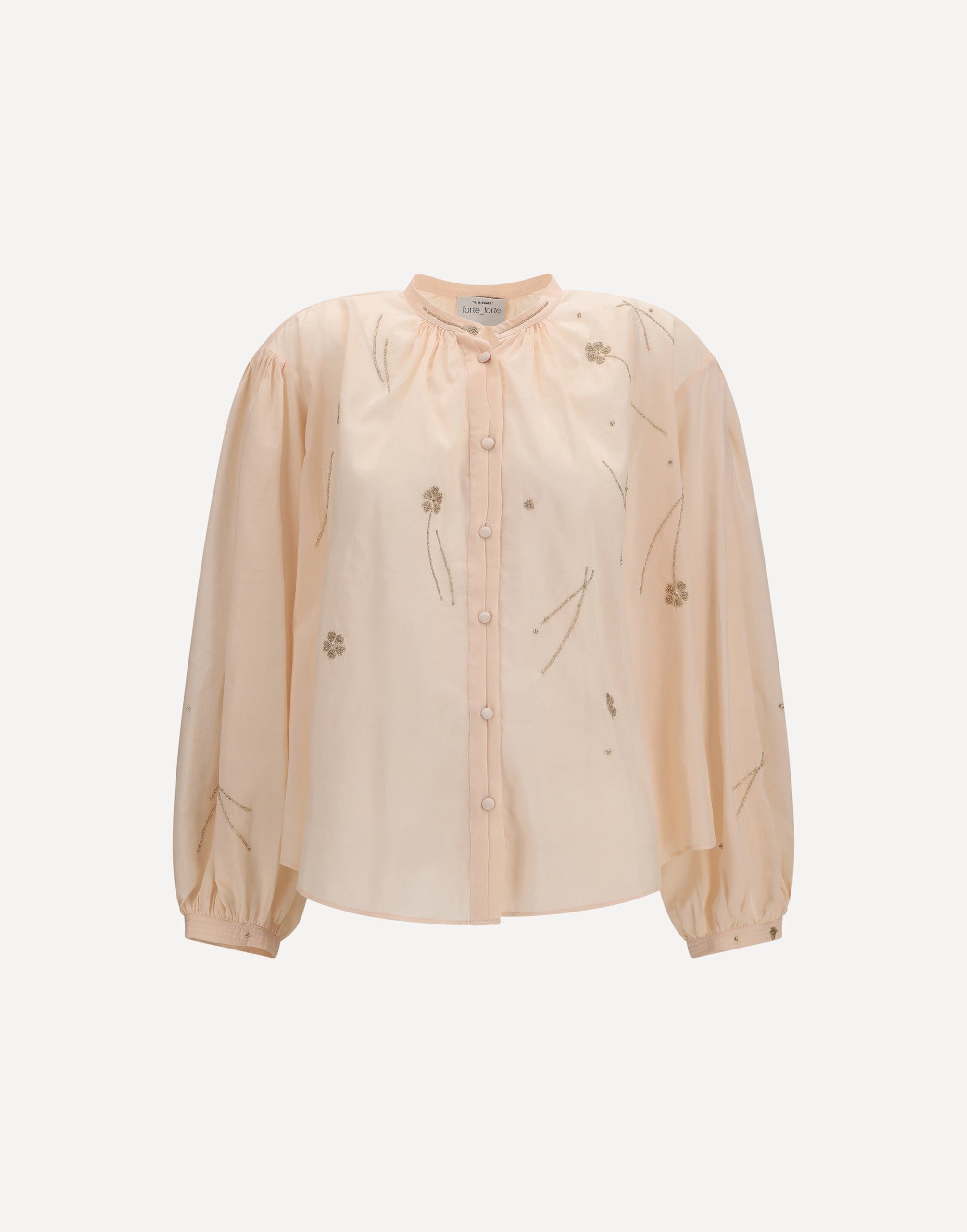 Forte_Forte Fleurs D'Orient Embroidered Voile Shirt