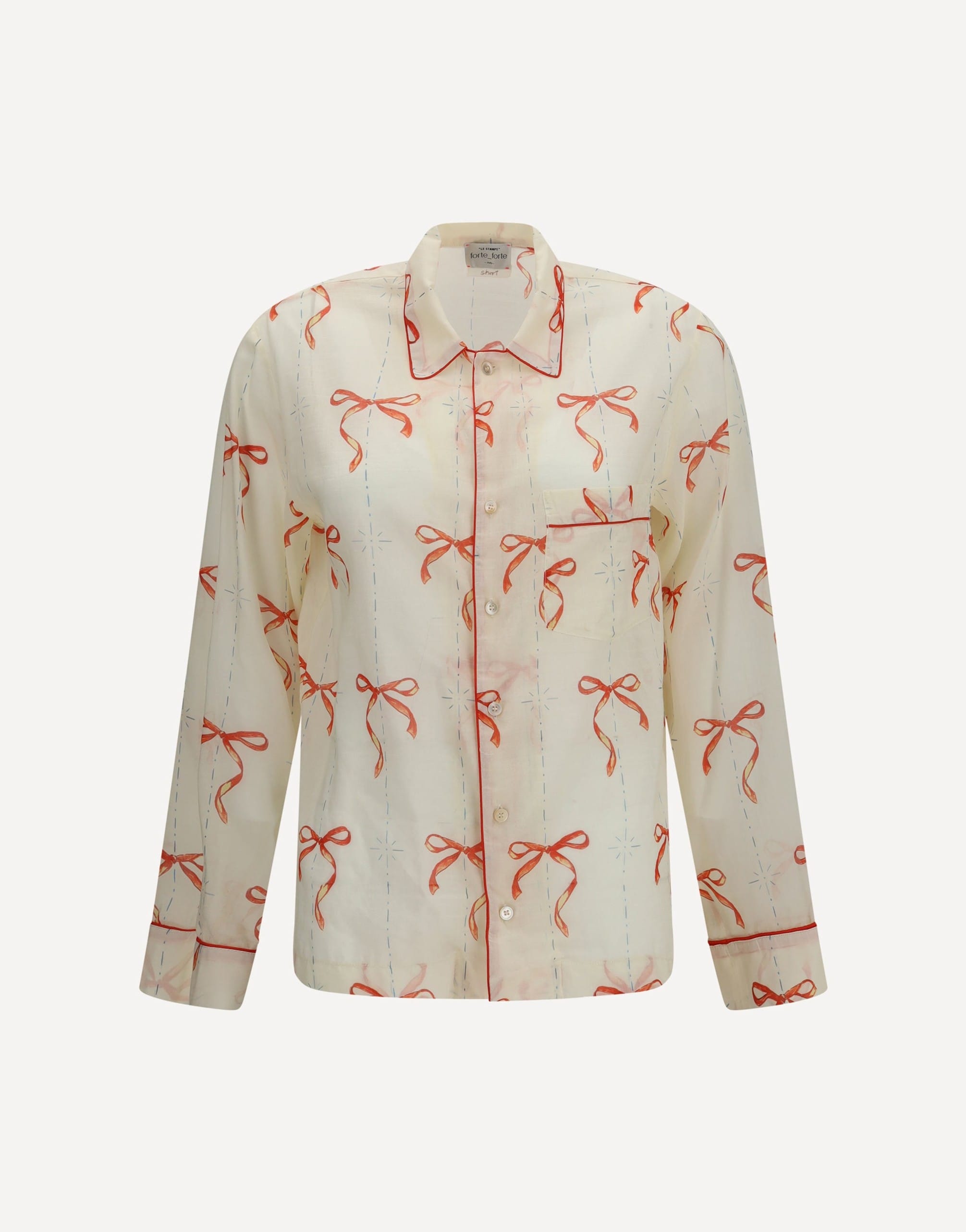 Forte_Forte Le Noeud D’argent Print Shirt