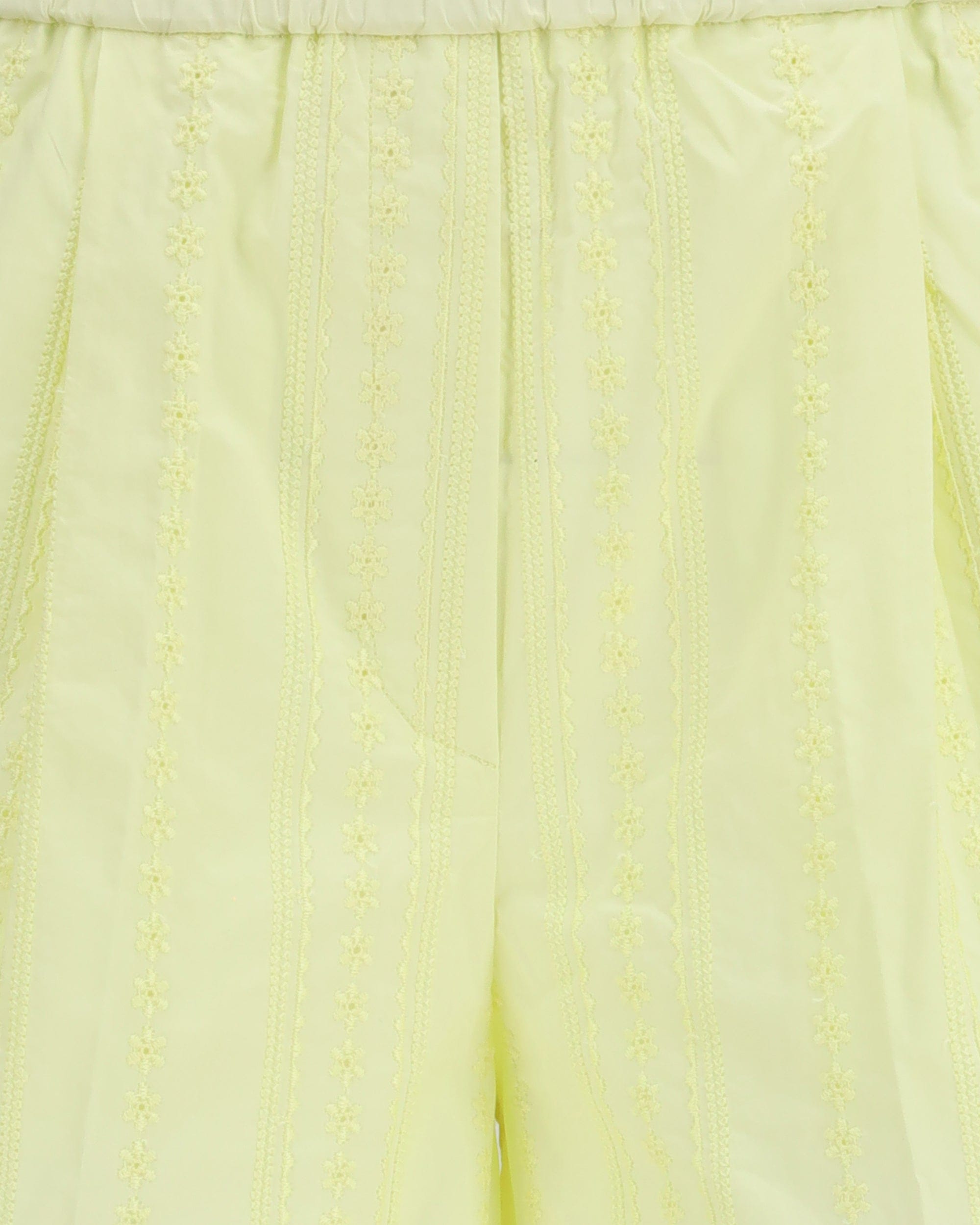 Forte_Forte Les Fleurs Embroidery Cotton Poplin Shorts