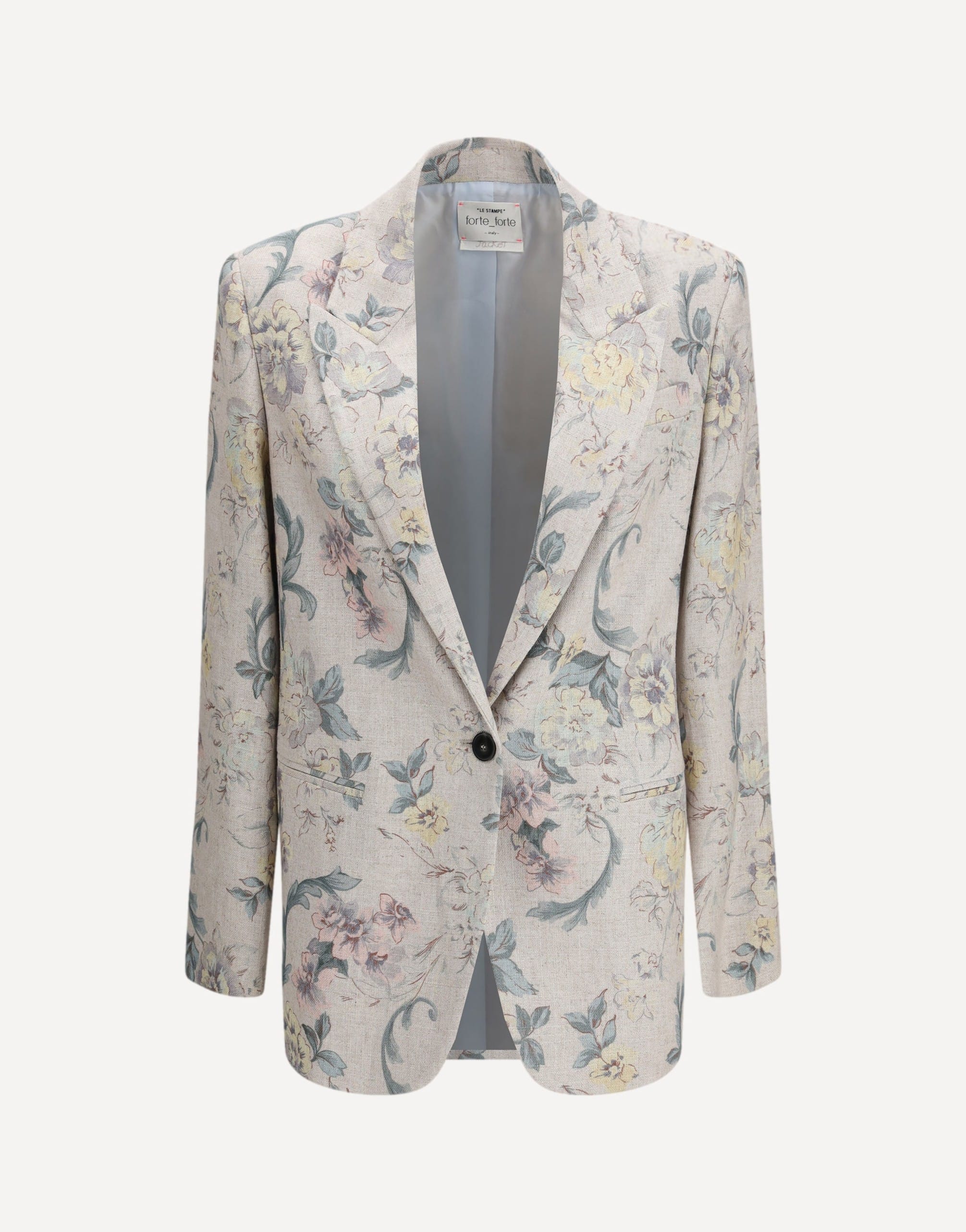 Forte_Forte Peonia My Love Hopsack Linen-Blend Jacket