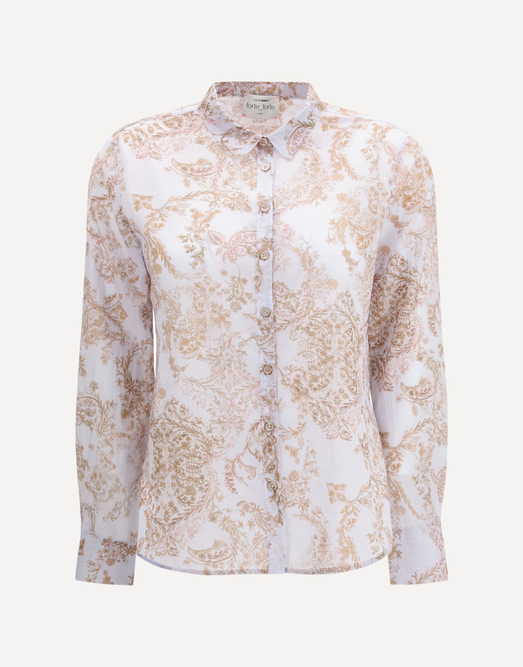 Forte_Forte Regular-Fit Voile Nontiscordardime Shirt