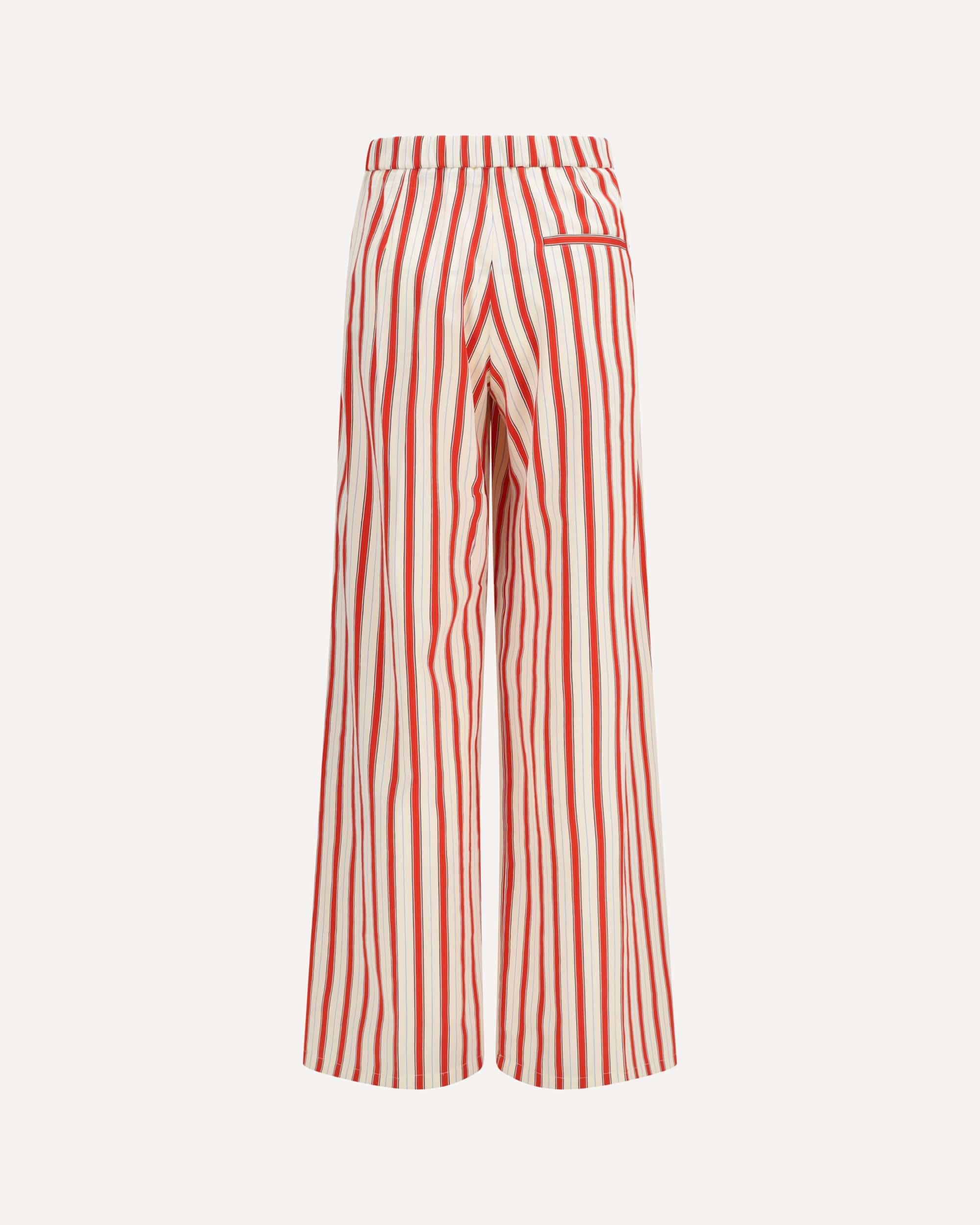 Pantalon à jambes larges à rayures - alternate view