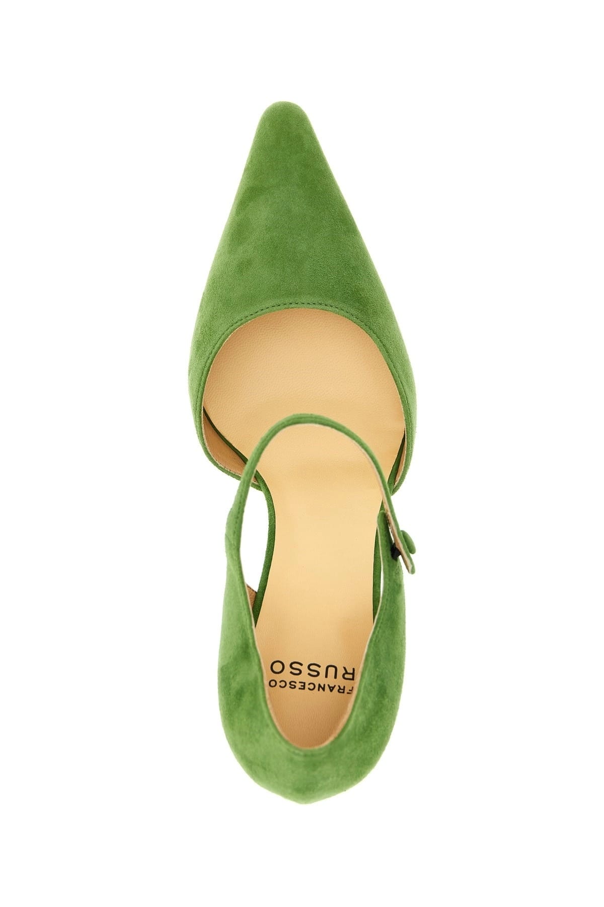 Francesco Russo Francesco Russo R1P1005 Suede Pointed Pumps