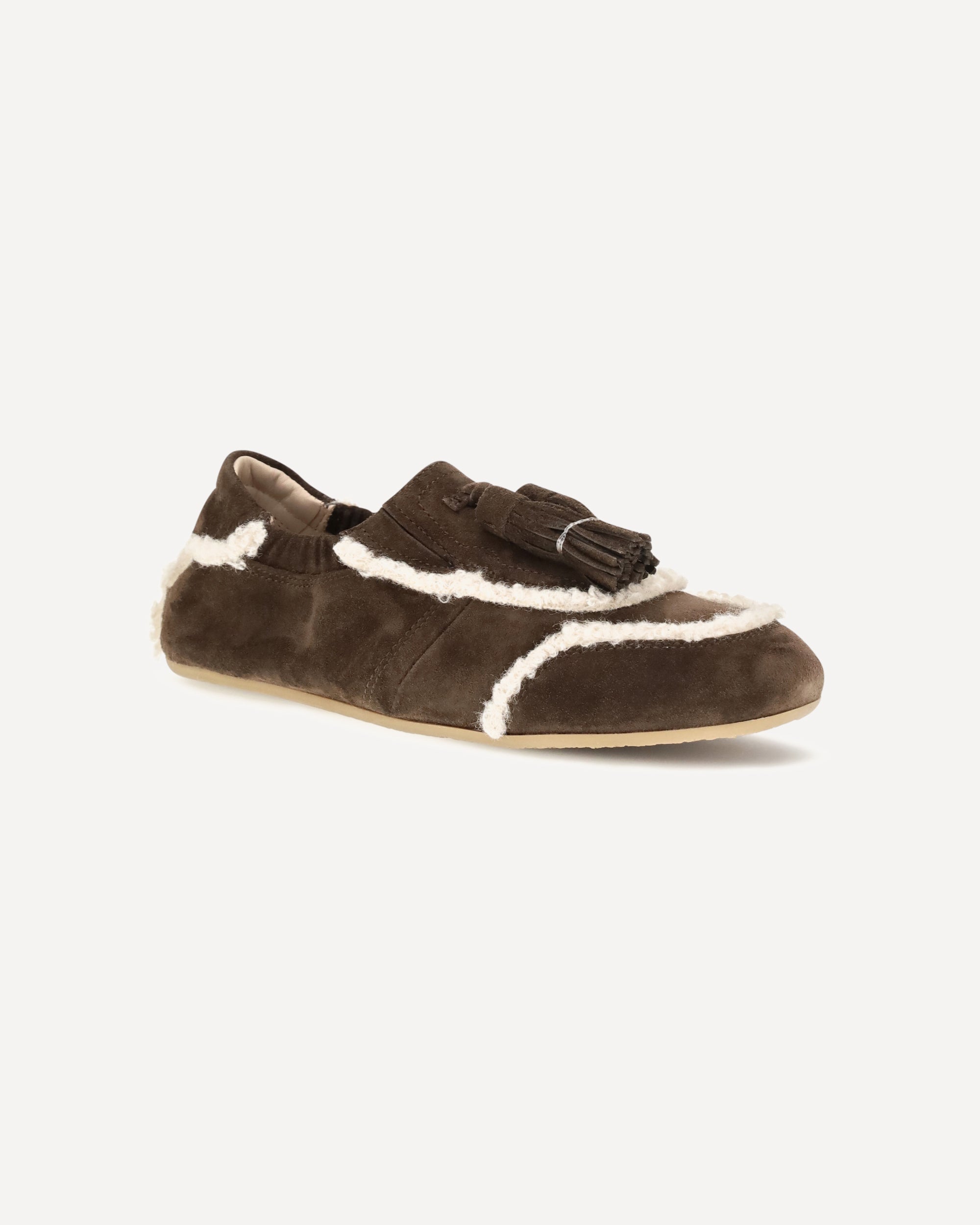 Fratelli Rossetti Suede Slip-On Loafers With Tassel - alternate view