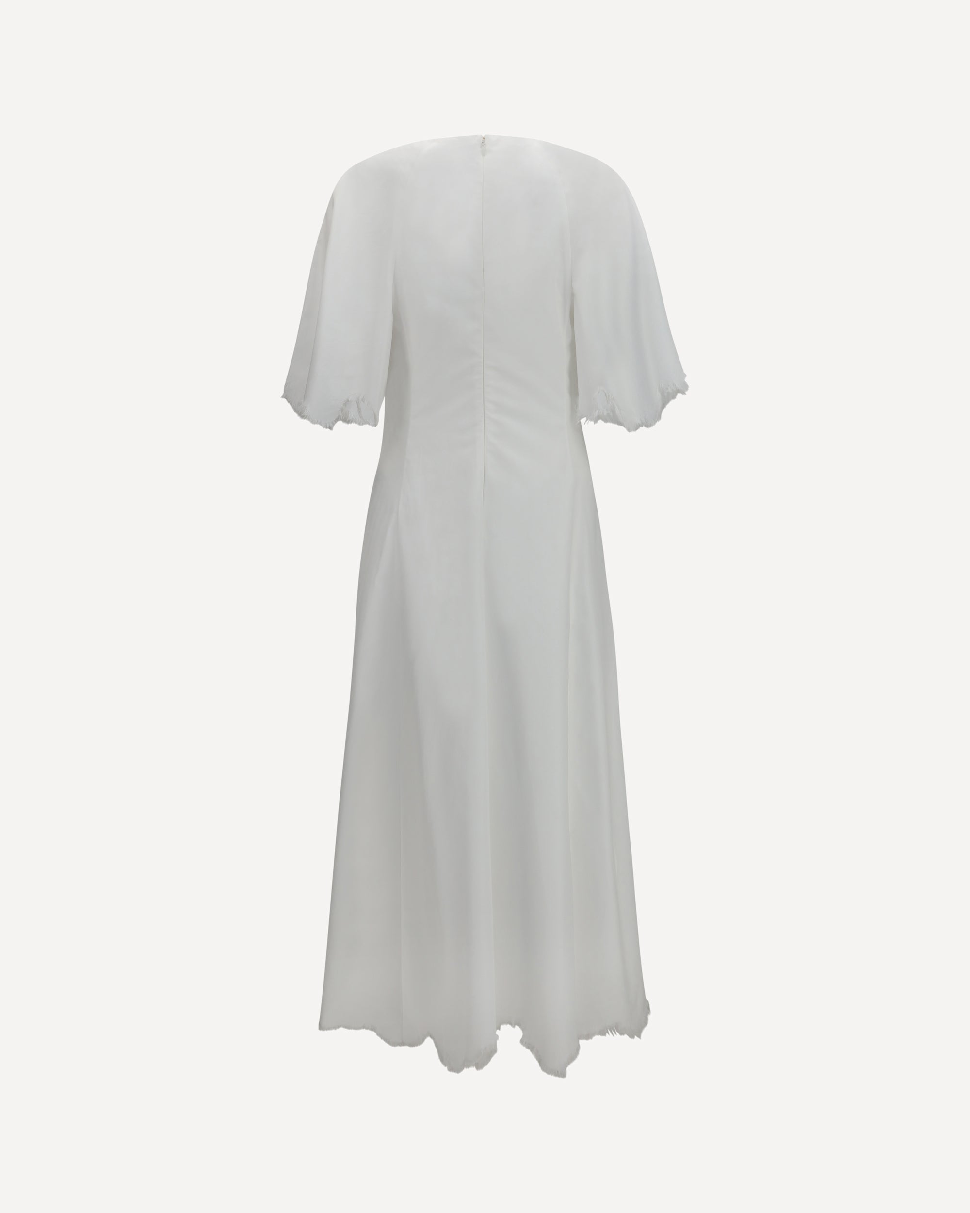 Gabriela Hearst Ansel Midi Dress In Cotton Poplin - alternate view