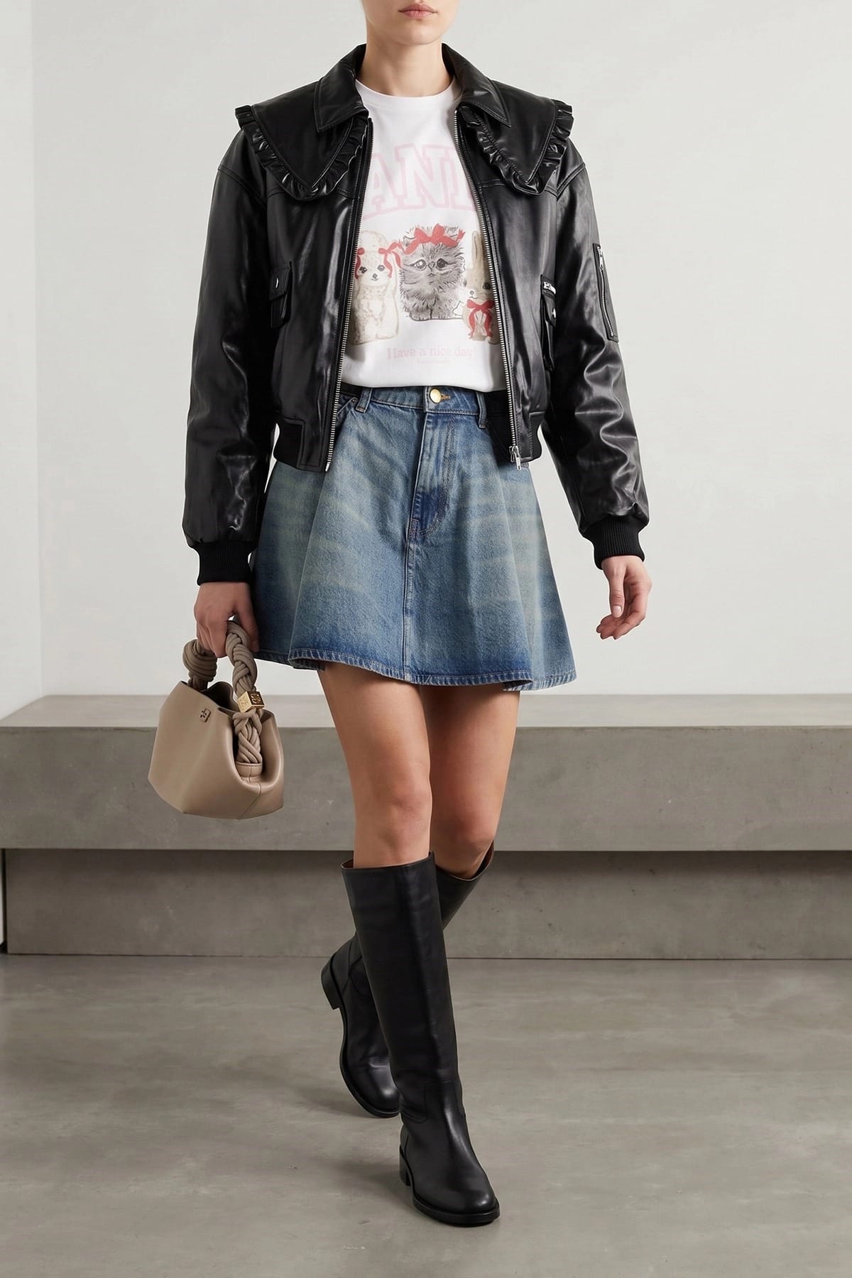 Ganni 7093 Future Bomber Jacket