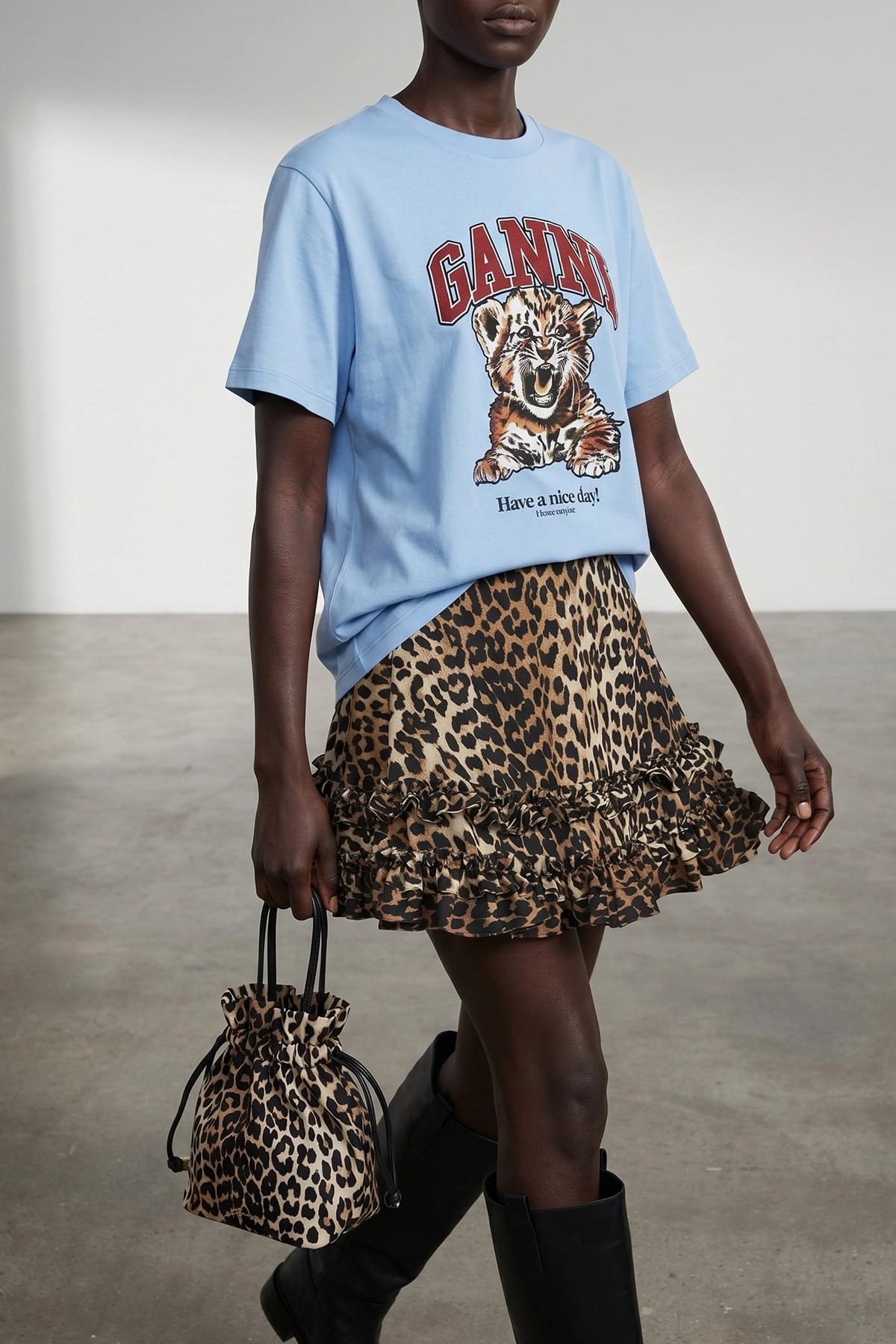 Ganni Animalier Pouch - alternate view