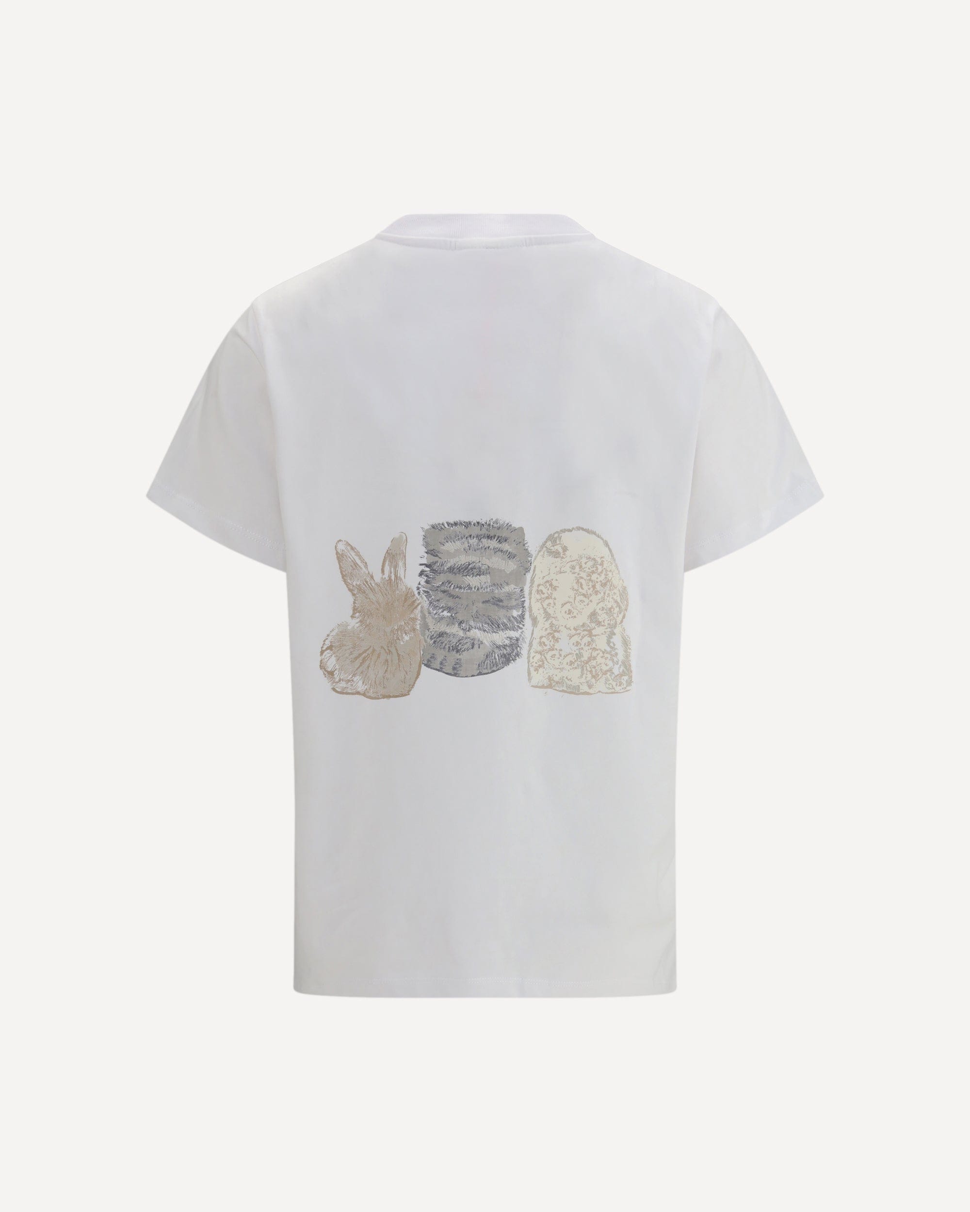 Ganni Animals Print T-Shirt