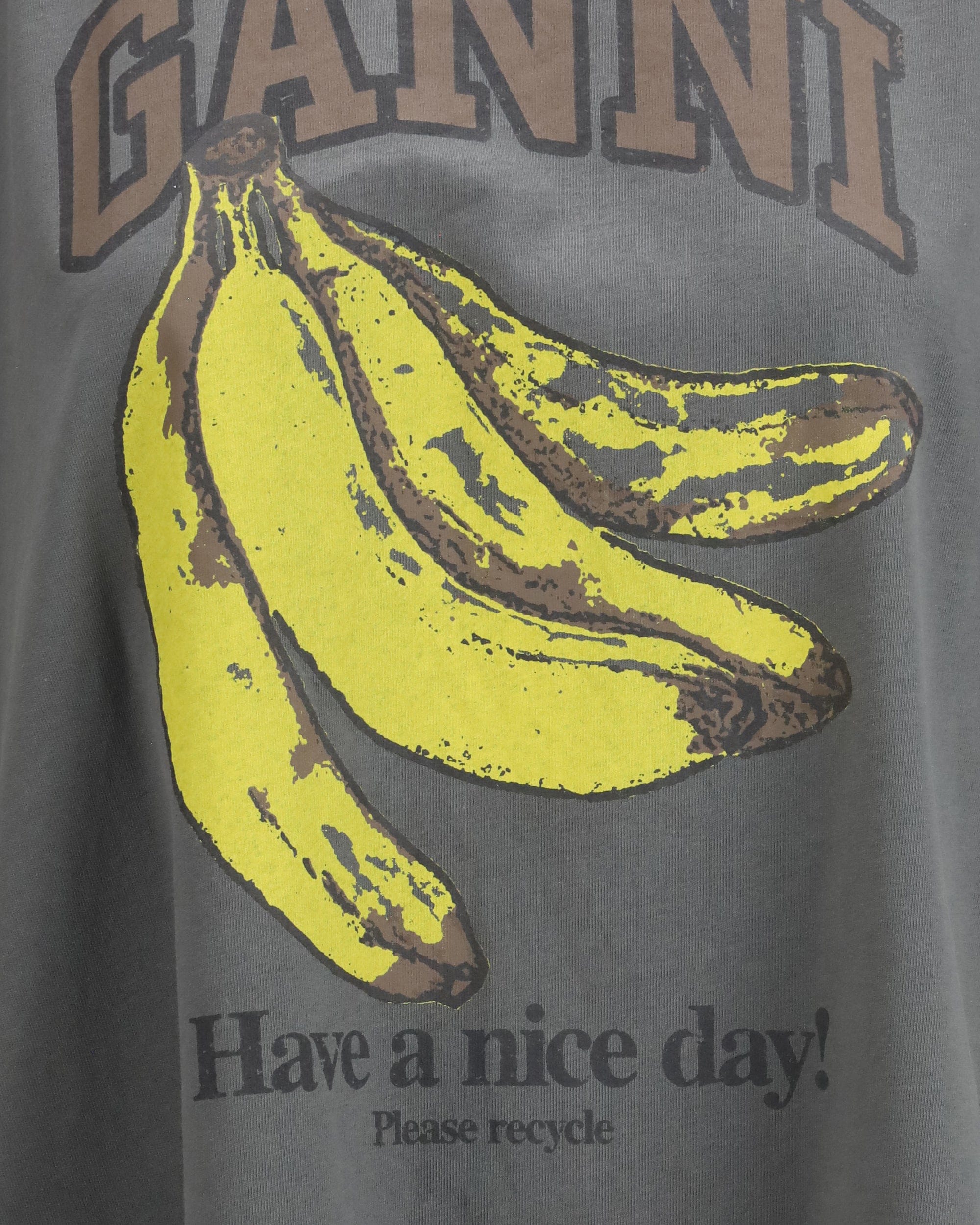 Ganni Banana Graphic T-Shirt