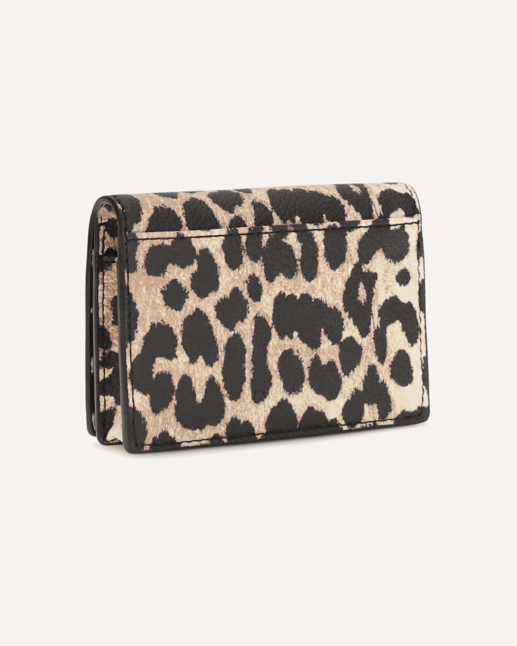 Ganni Bou Animal Print Card Holder - alternate view