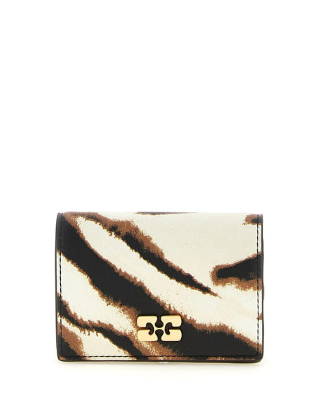 Ganni Bou Zebra Card Holder | Sendegaro