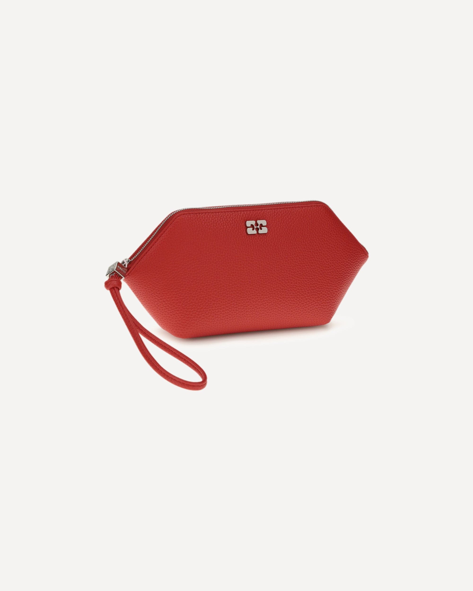 Ganni Butterfly Logo Studded Makeup Pouch