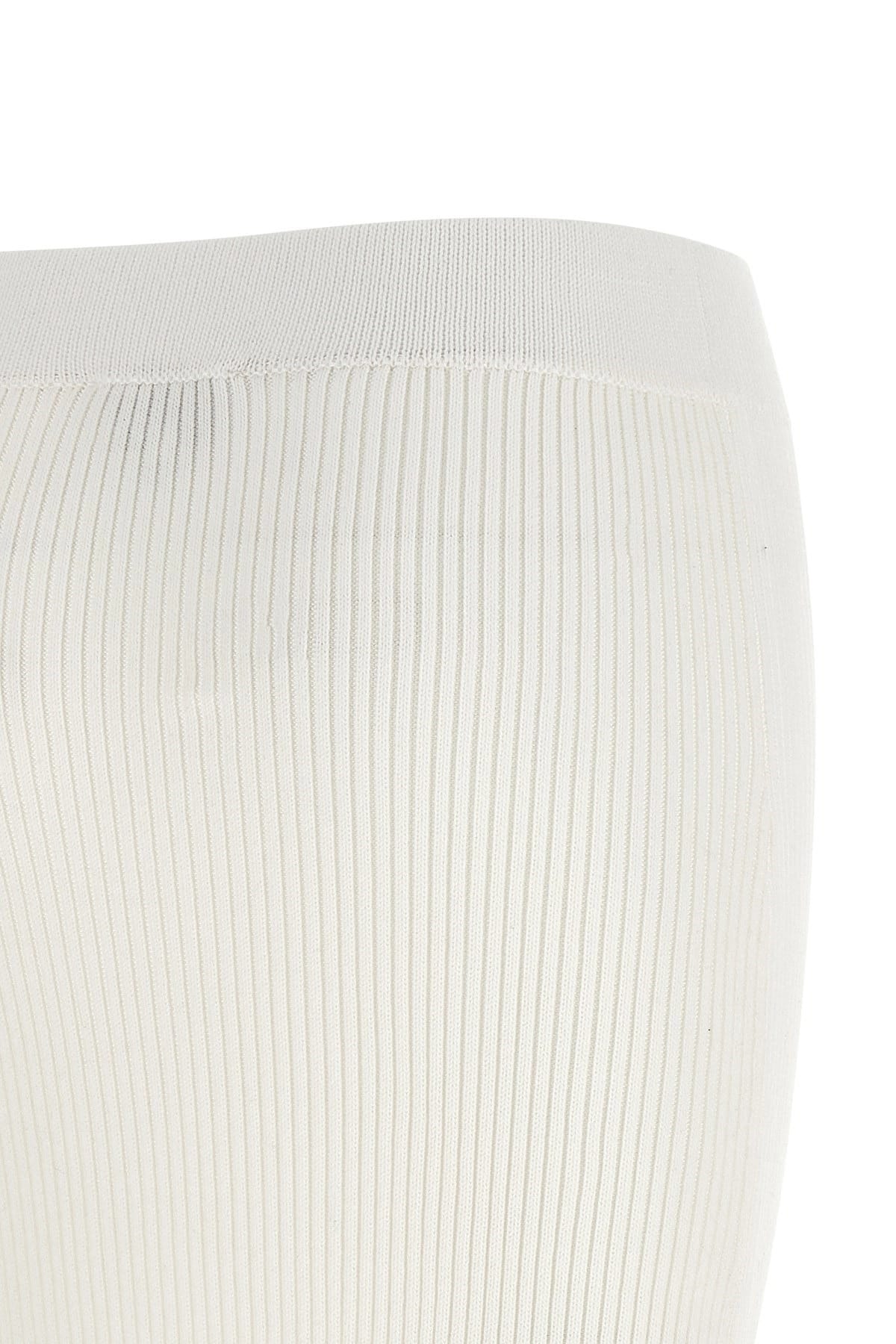 Ganni Ganni Cotton Crochet Midi Skirt