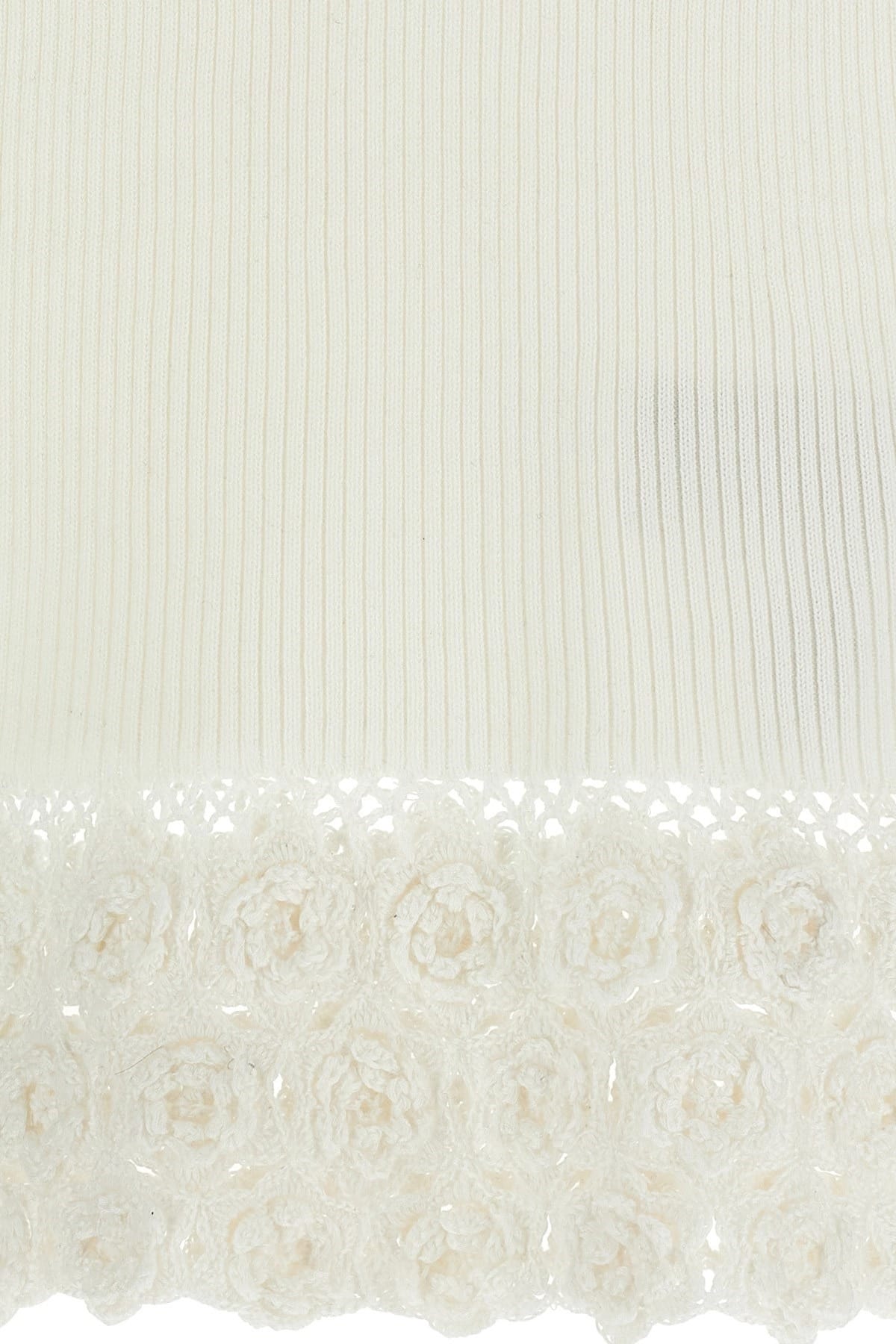 Ganni Ganni Cotton Crochet Vest