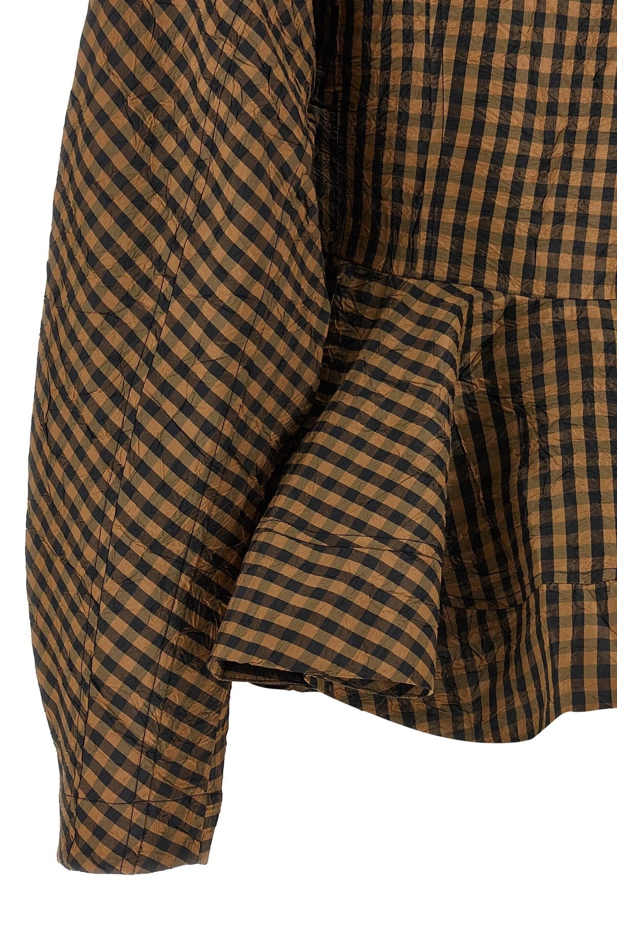 Ganni Ganni Crinckled Taffetà Blouse