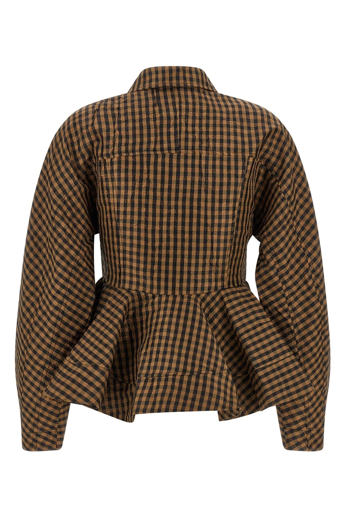 Ganni Ganni Crinckled Taffetà Blouse