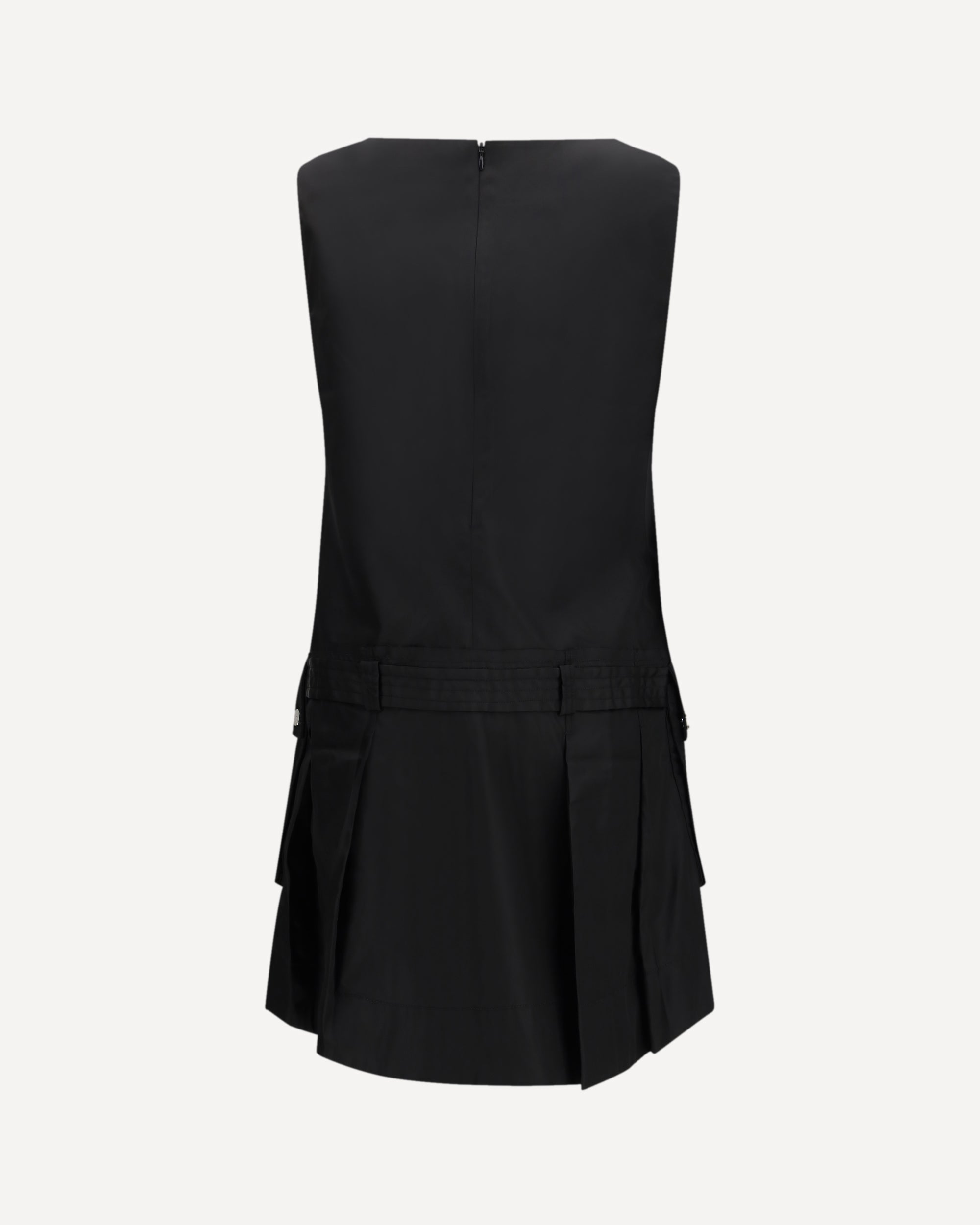 Ganni Duchesse Nylon Belted Mini Dress