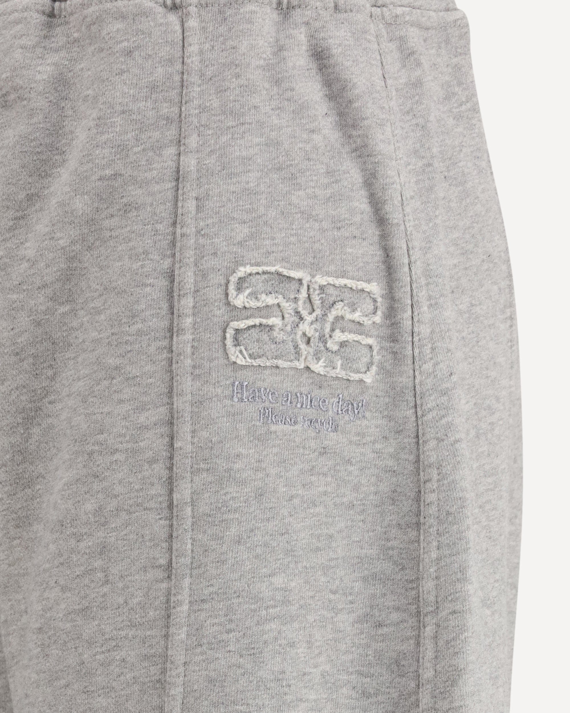 Ganni Embroidered Sweatpants With Elastic Waist