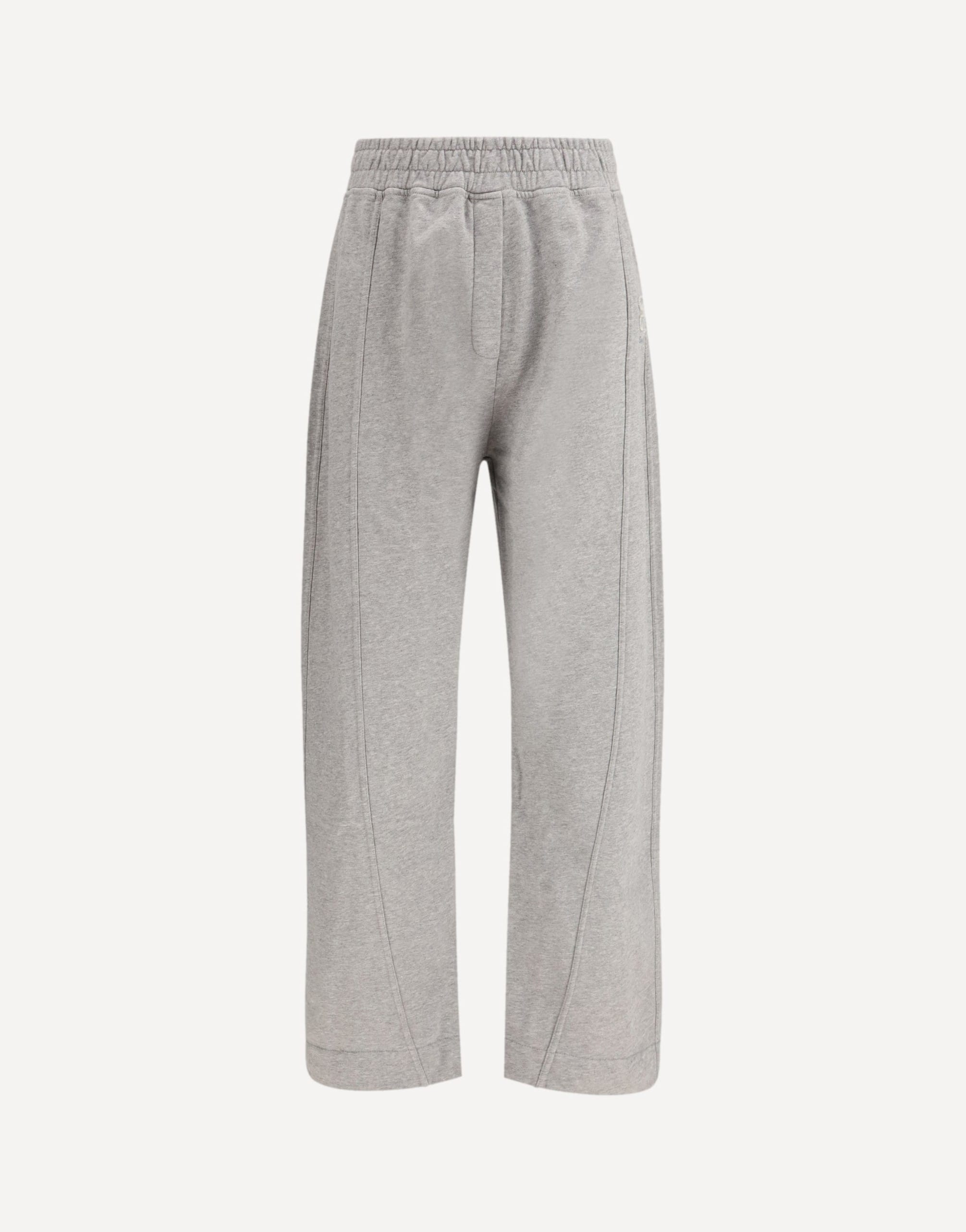 Ganni Embroidered Sweatpants With Elastic Waist