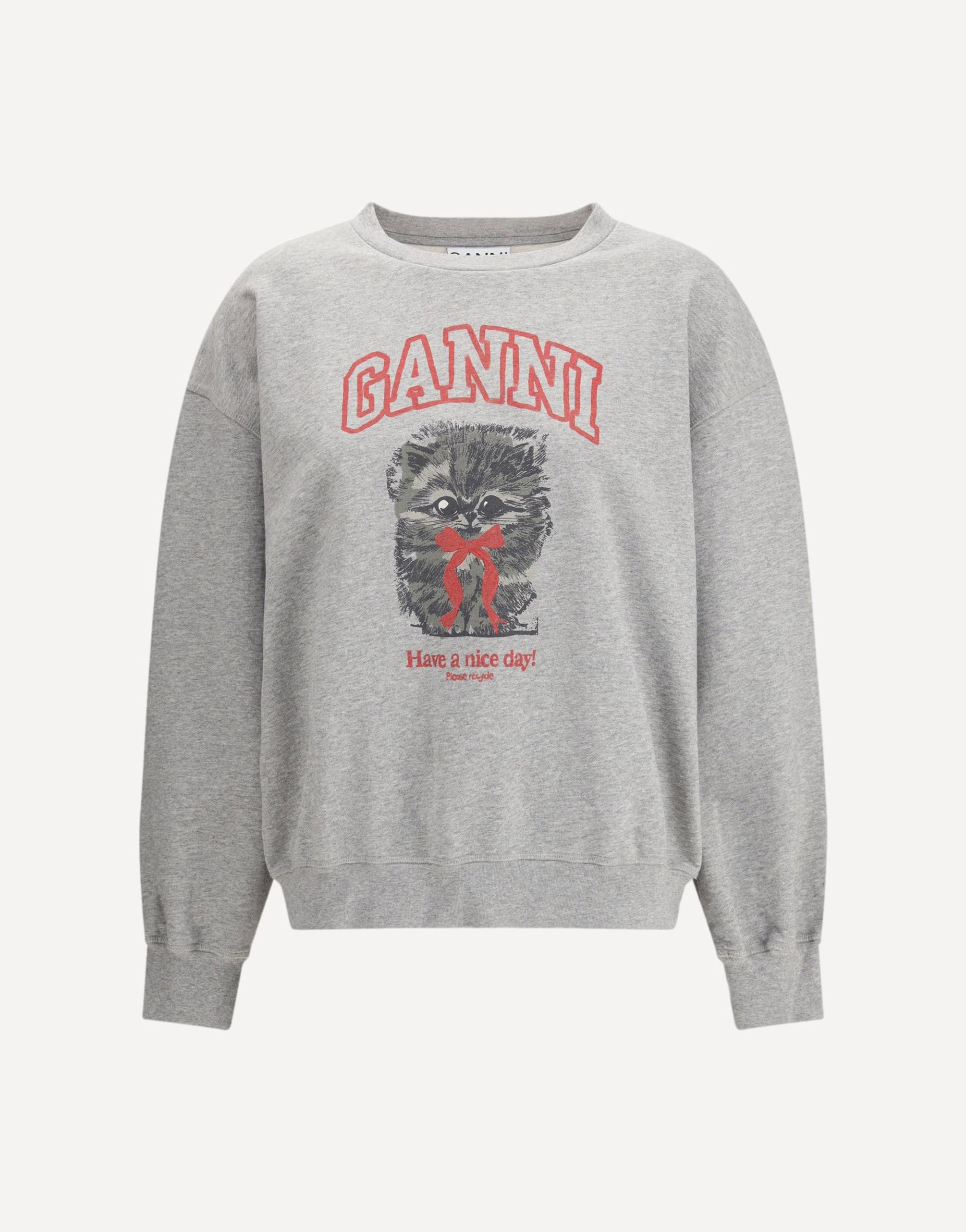 Ganni Kitty Graphic Sweatshirt