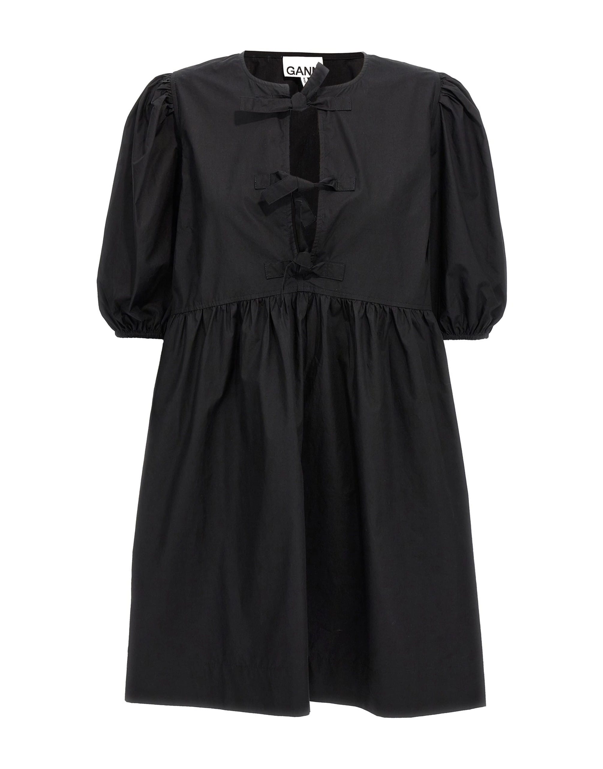 Ganni Ganni Knot Poplin Dress
