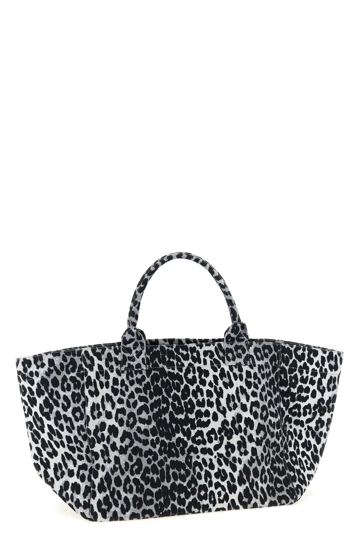 Ganni Ganni Leopard Sequin Xxl Tote Bag