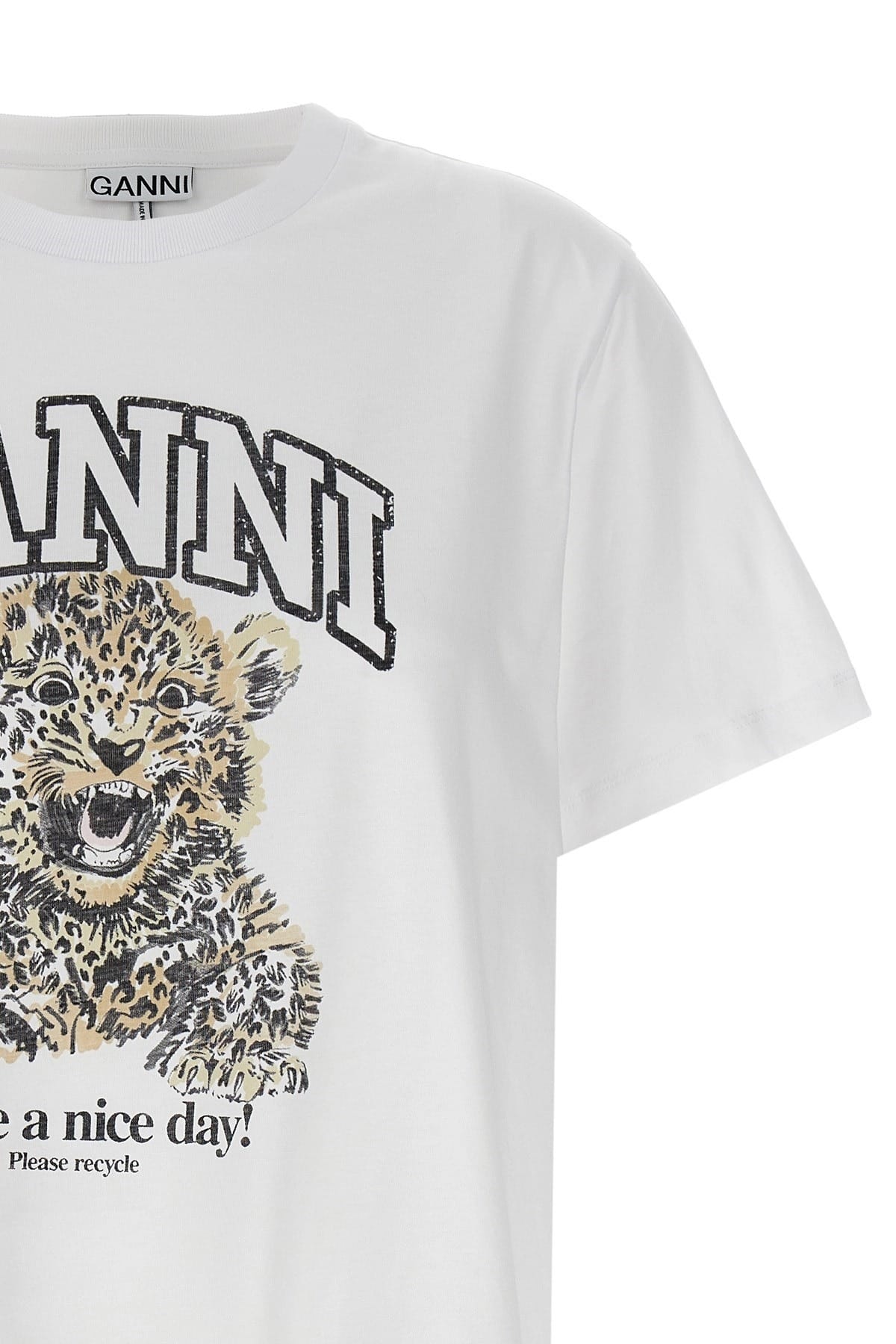 Ganni Ganni Leopard T-Shirt