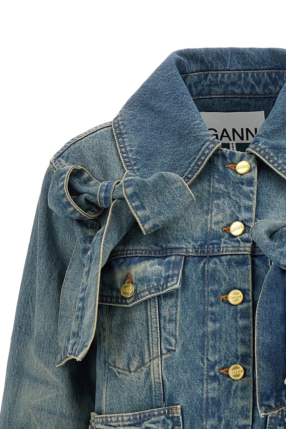 Ganni Ganni Light Rigid Denim Jacket