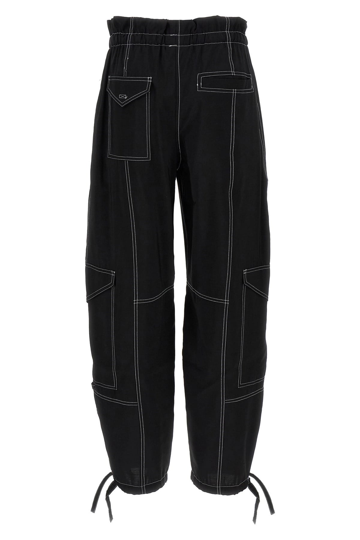 Ganni Ganni Light Slub Pocket Pants