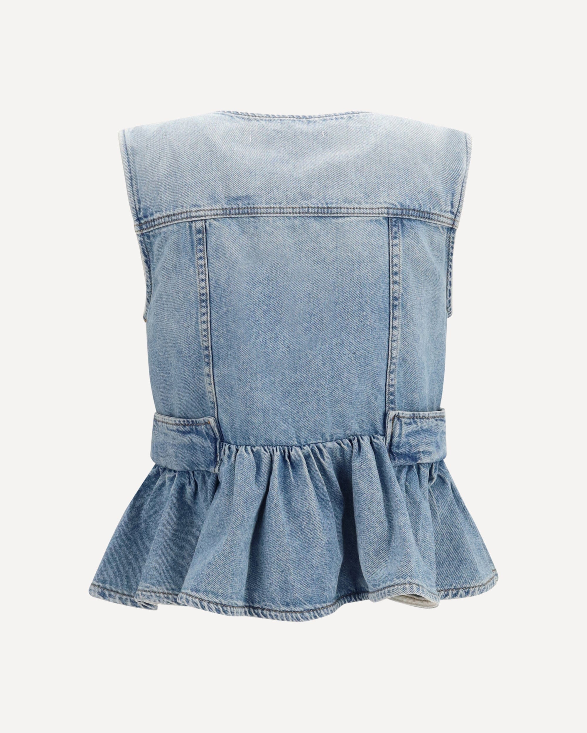 Ganni Lightweight Denim Vest - alternate view