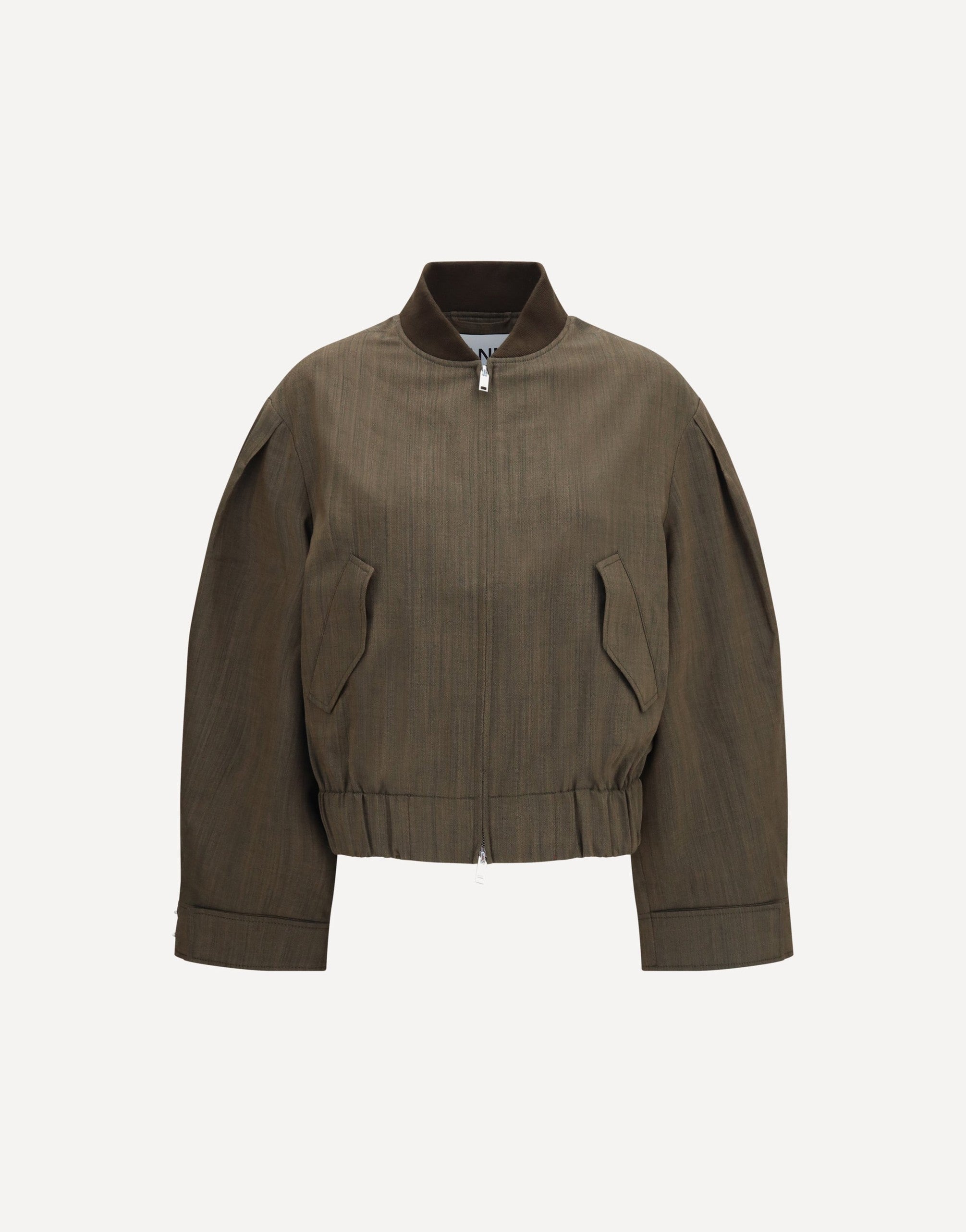 Ganni 軽量ウールボンバージャケット