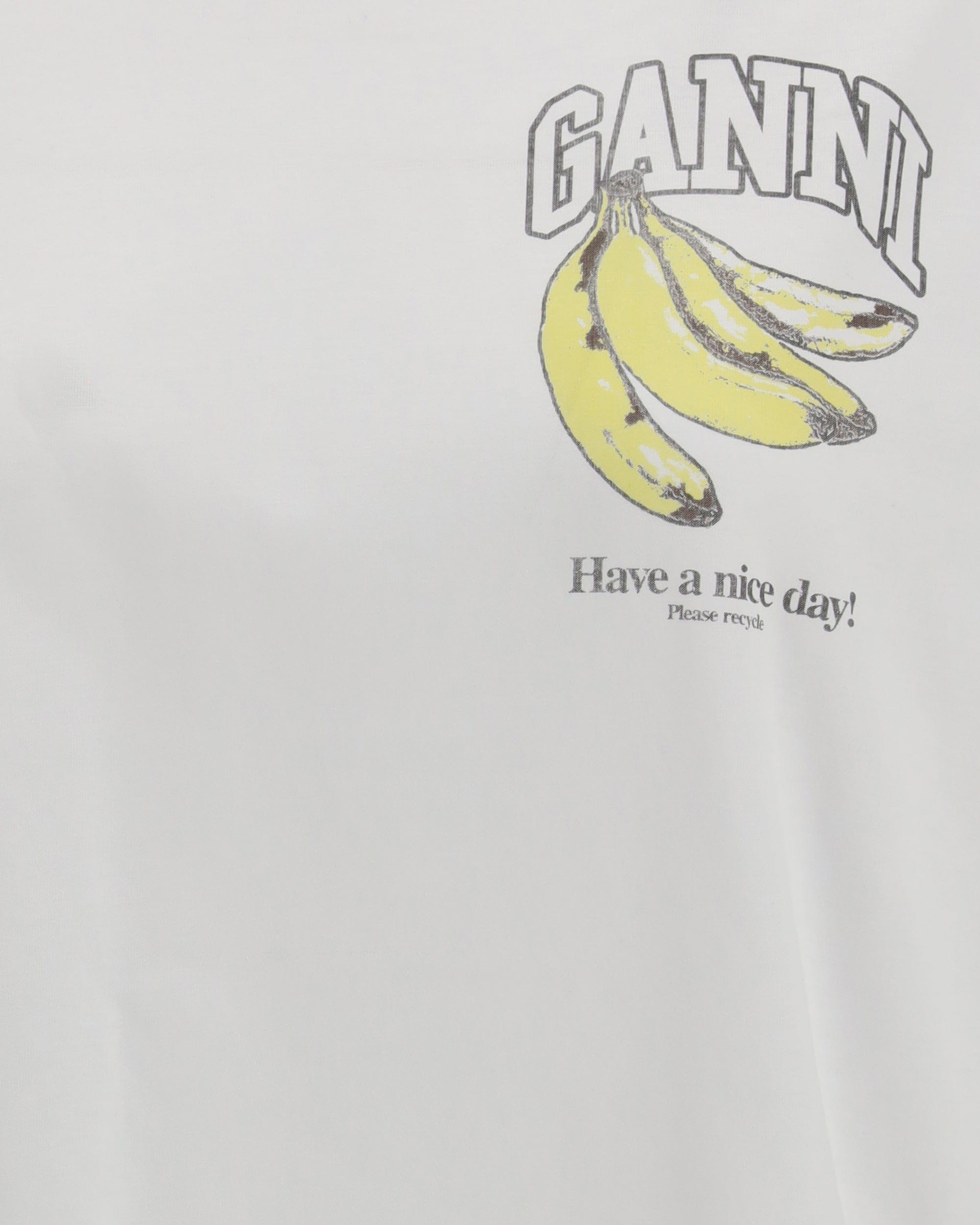 Ganni Long-Sleeve T-Shirt With Cherries Print
