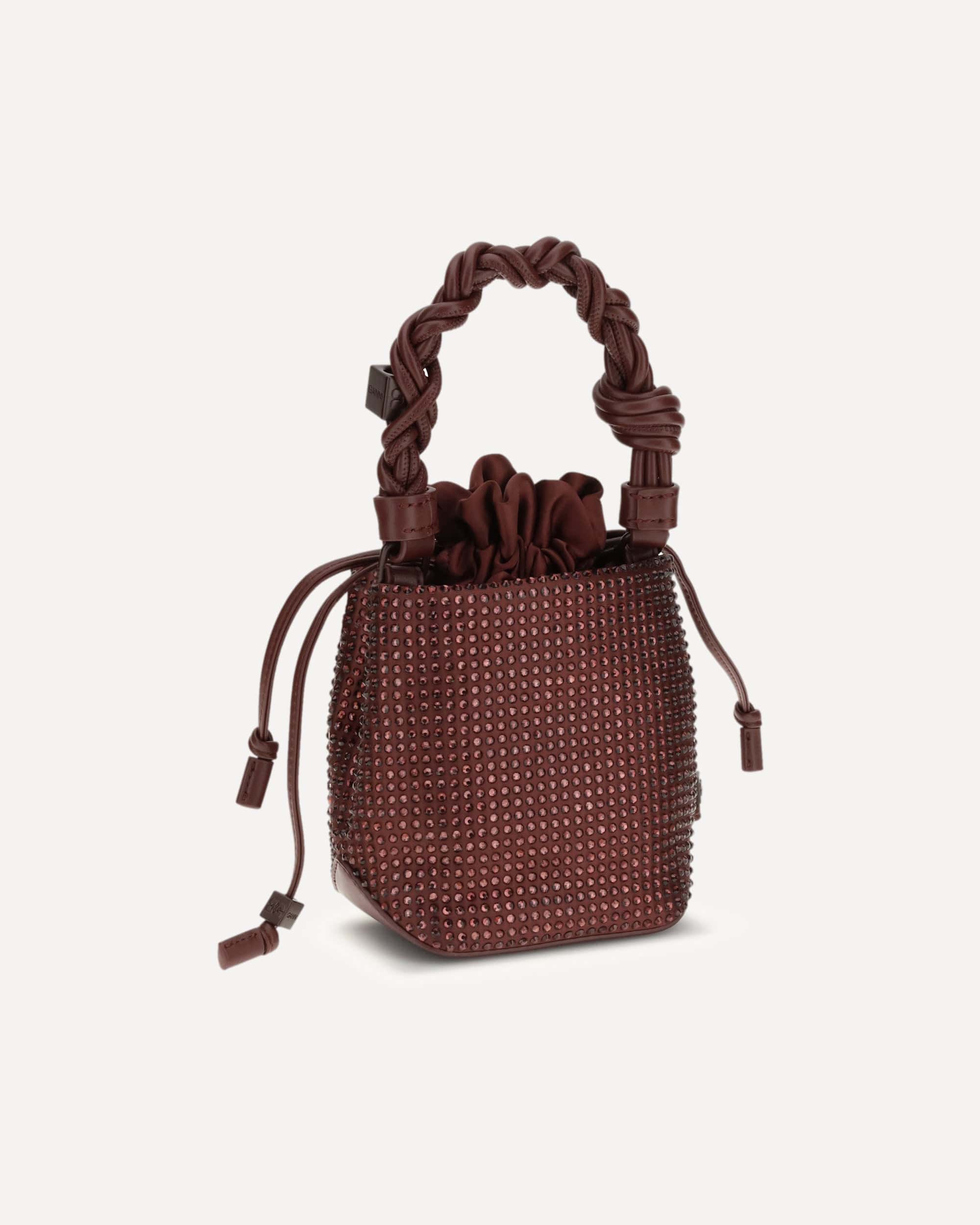 Ganni Mini Bou Buckle Bucket Bag