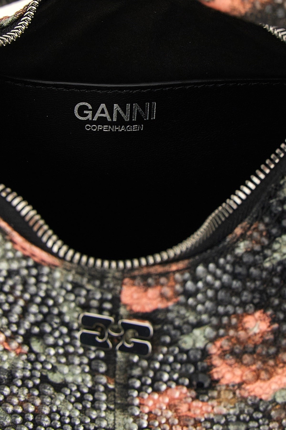 Ganni Mini Hobo Flowers Handbag