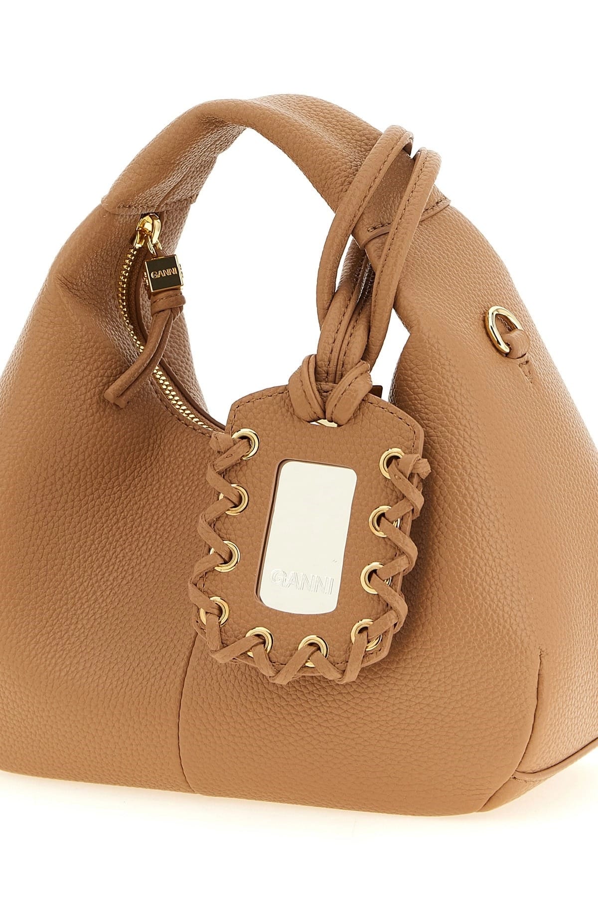 Ganni Ganni Mini Hobo Handbag