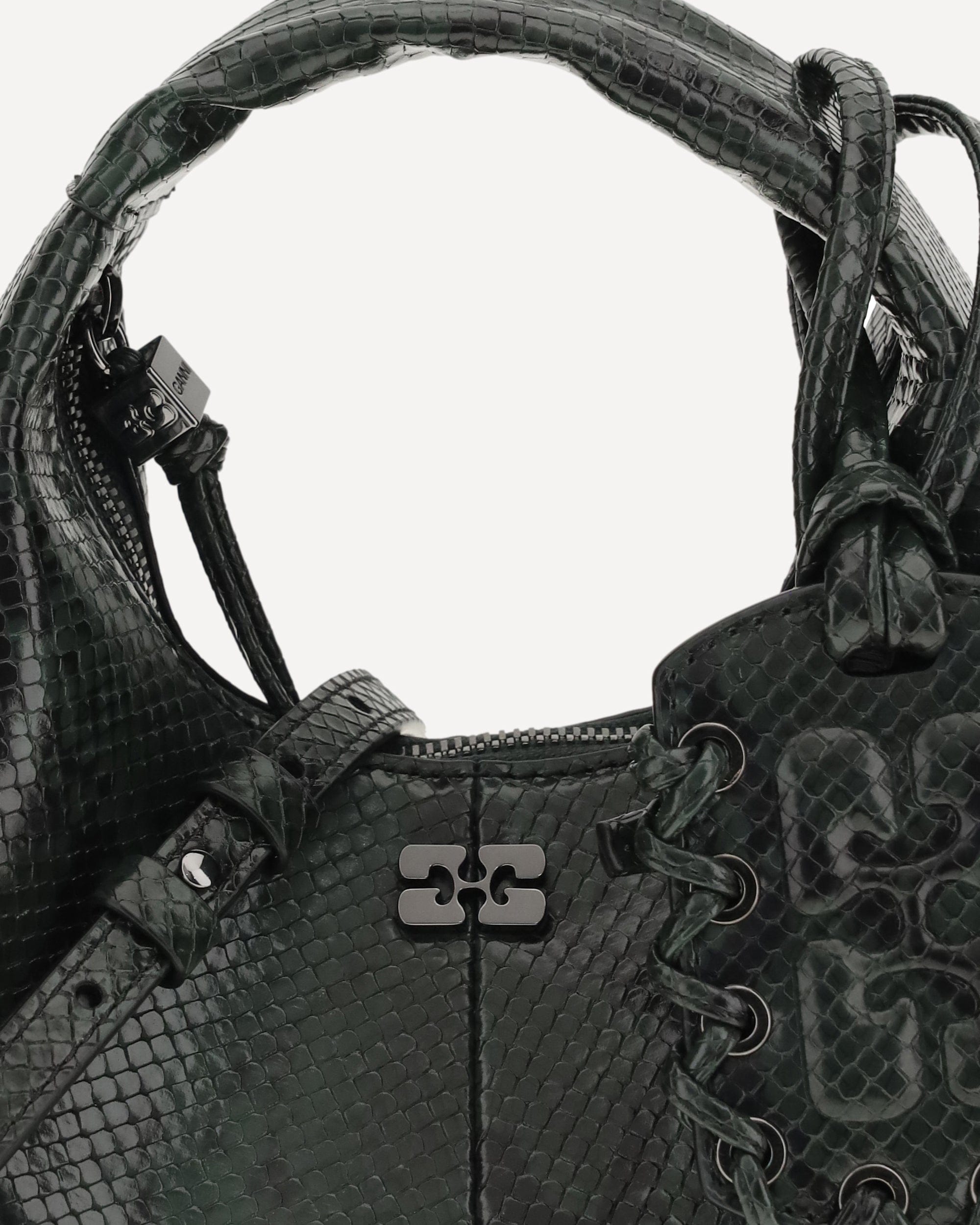 Ganni Mini Snake Shoulder Bag