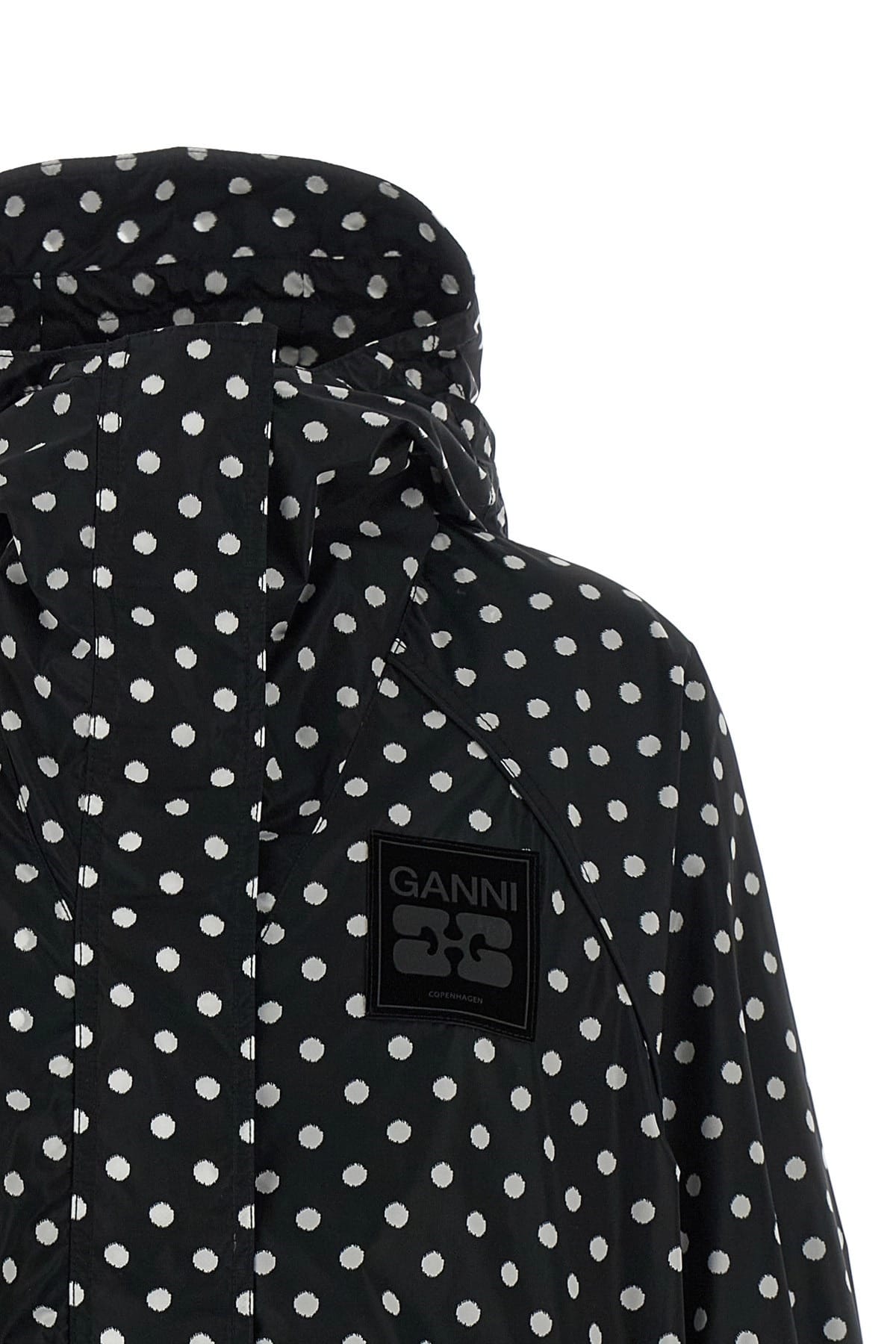 Ganni Ganni Polka Dot Anorak