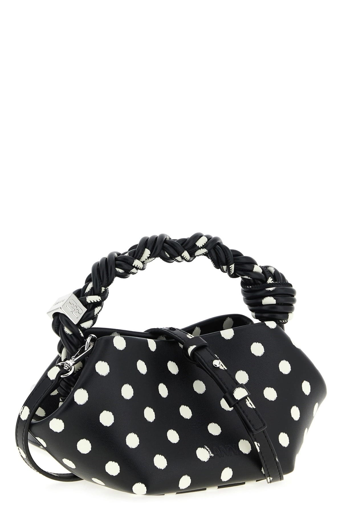 Ganni Ganni Polka-Dot Bou Mini Handbag