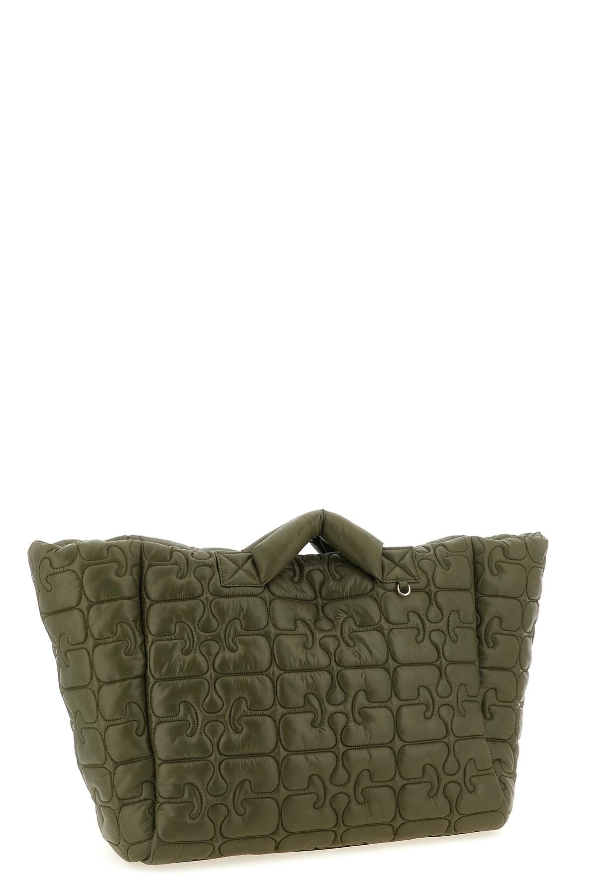 Ganni Ganni Quilted Re-Tech Xxl Tote