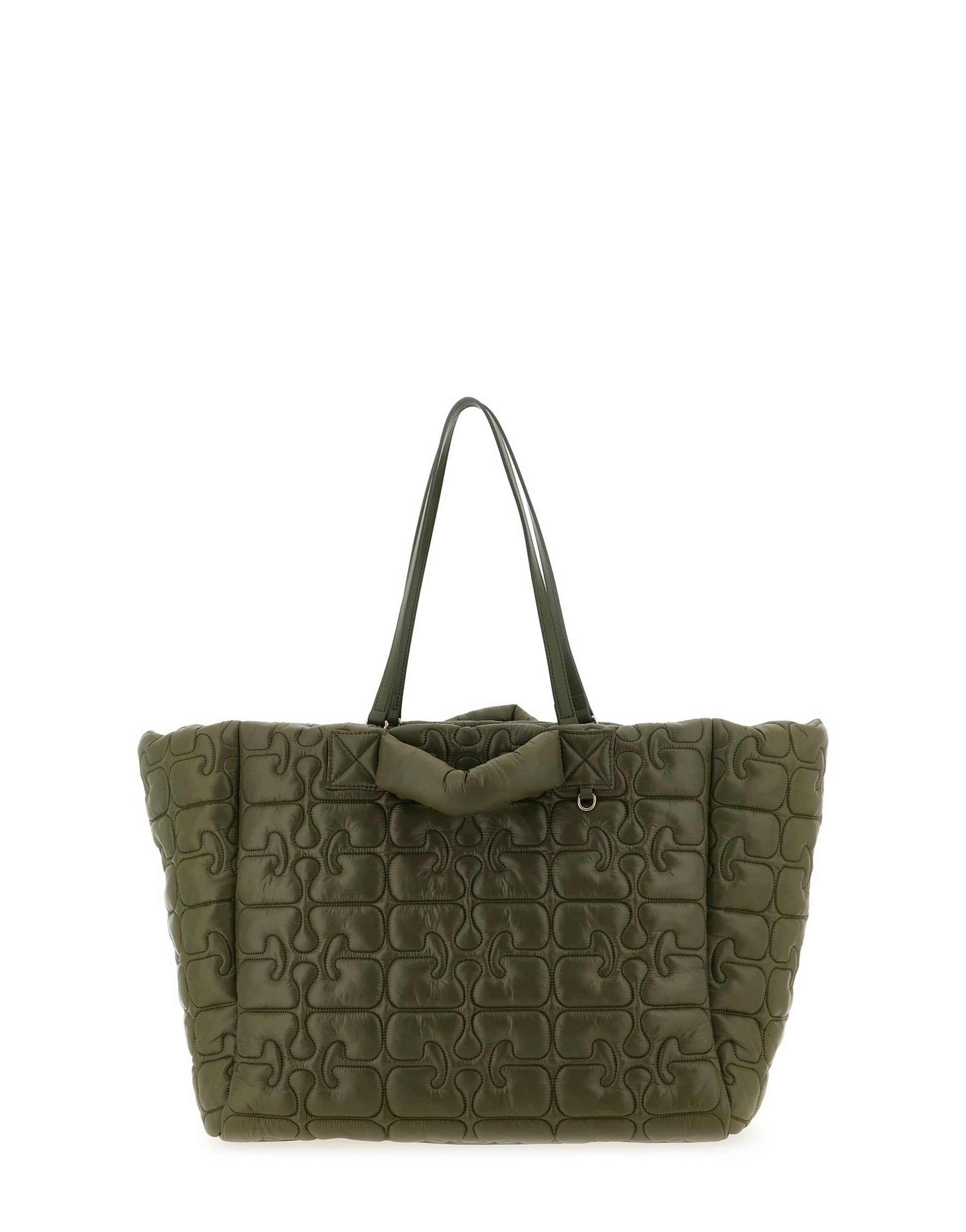 Ganni Ganni Quilted Re-Tech Xxl Tote